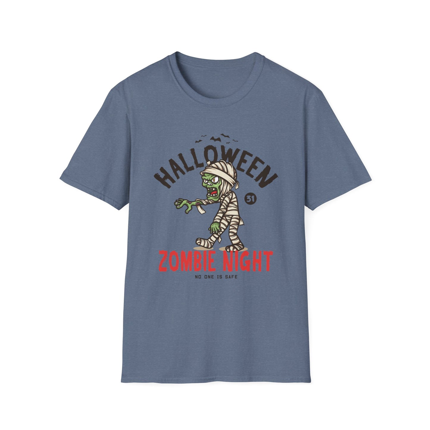 Zombie Night - Unisex Softstyle T-Shirt - Halloween