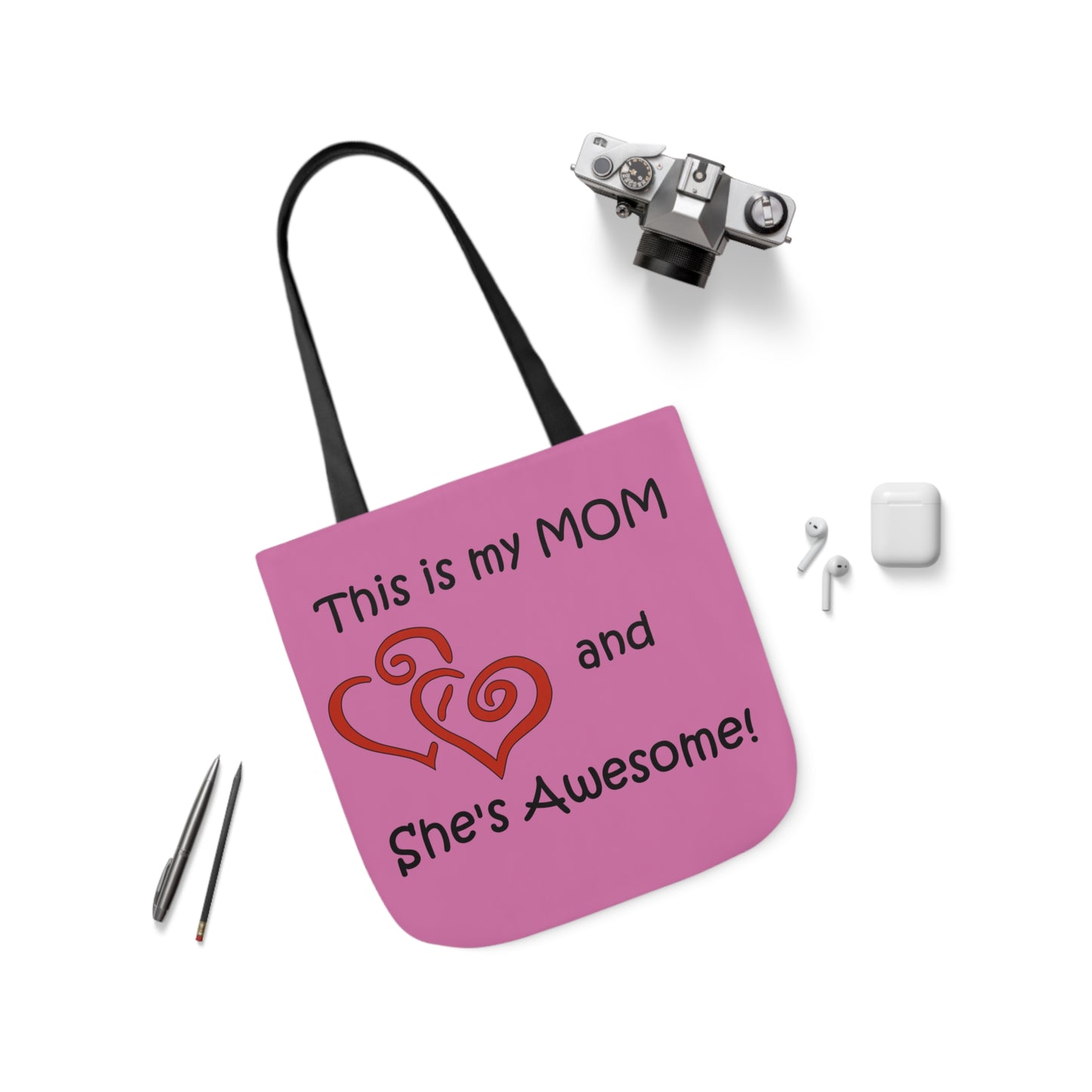 This is My Mom - Canvas Tote Bag, 5-Color Straps  Mother's Day