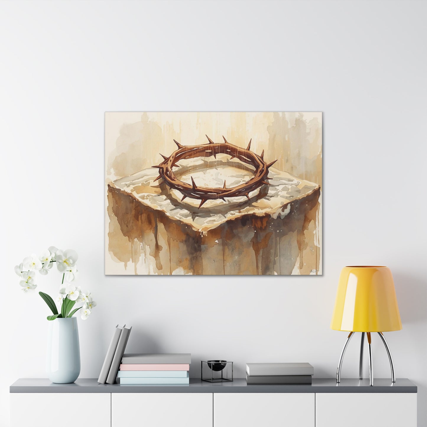 Crown of Thorns - Canvas Stretched, 0.75" - 2026 Wall Art - Religion