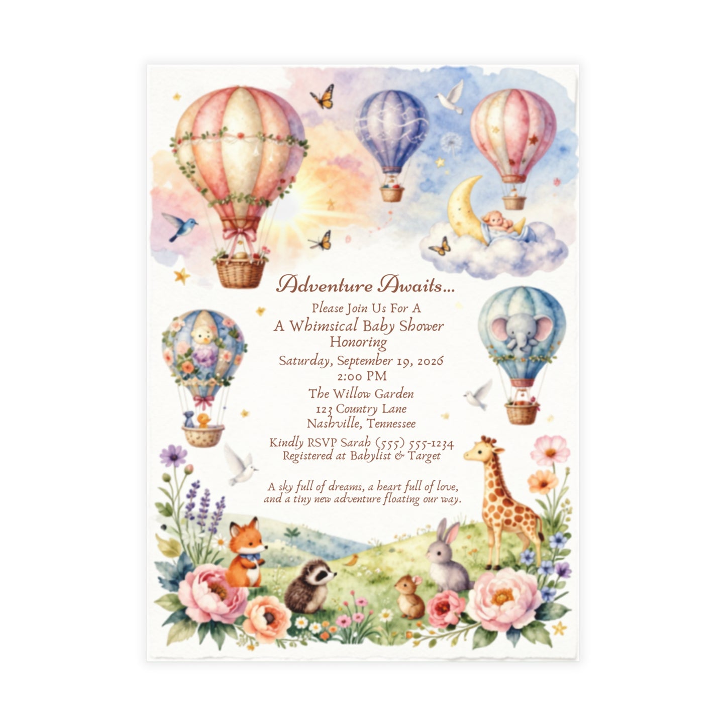 Happy Balloons - Postcard Bundles (envelopes included)