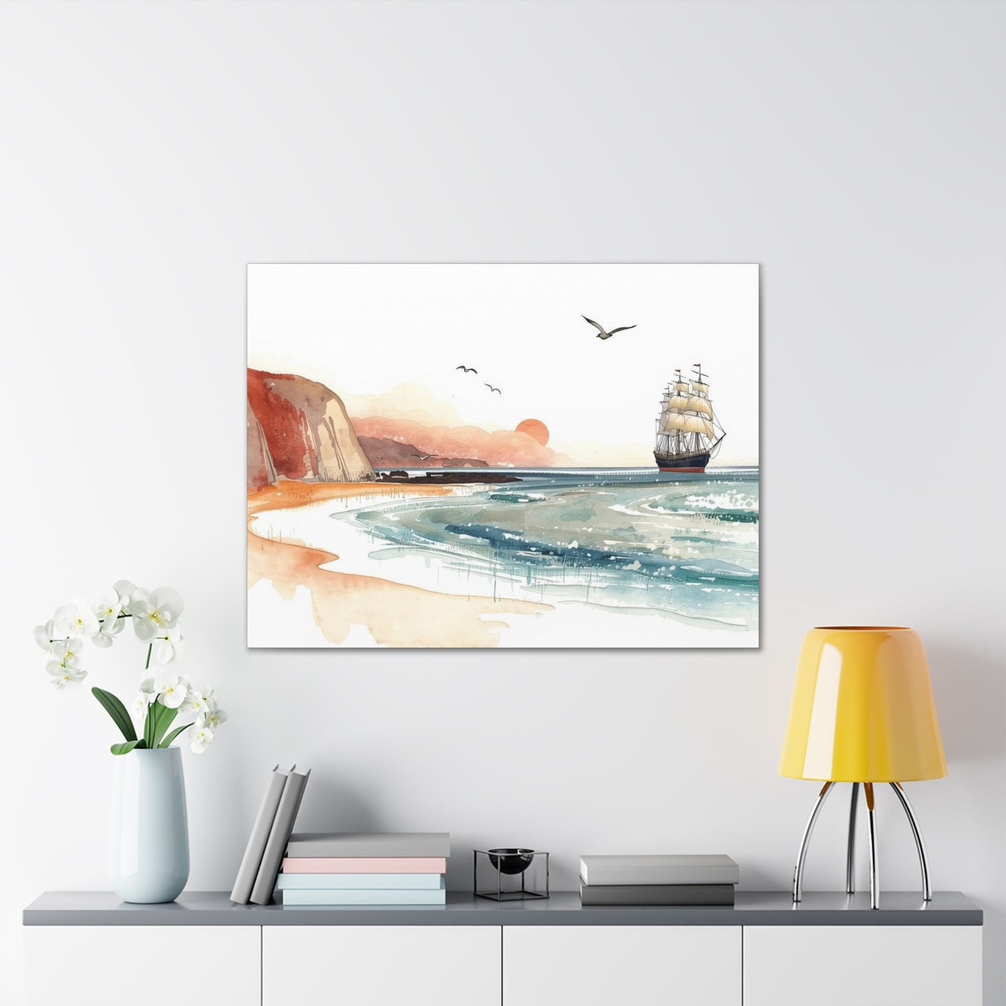 Coastal Clipper - Canvas Stretched, 0.75" - 2026 Wall Art - Places