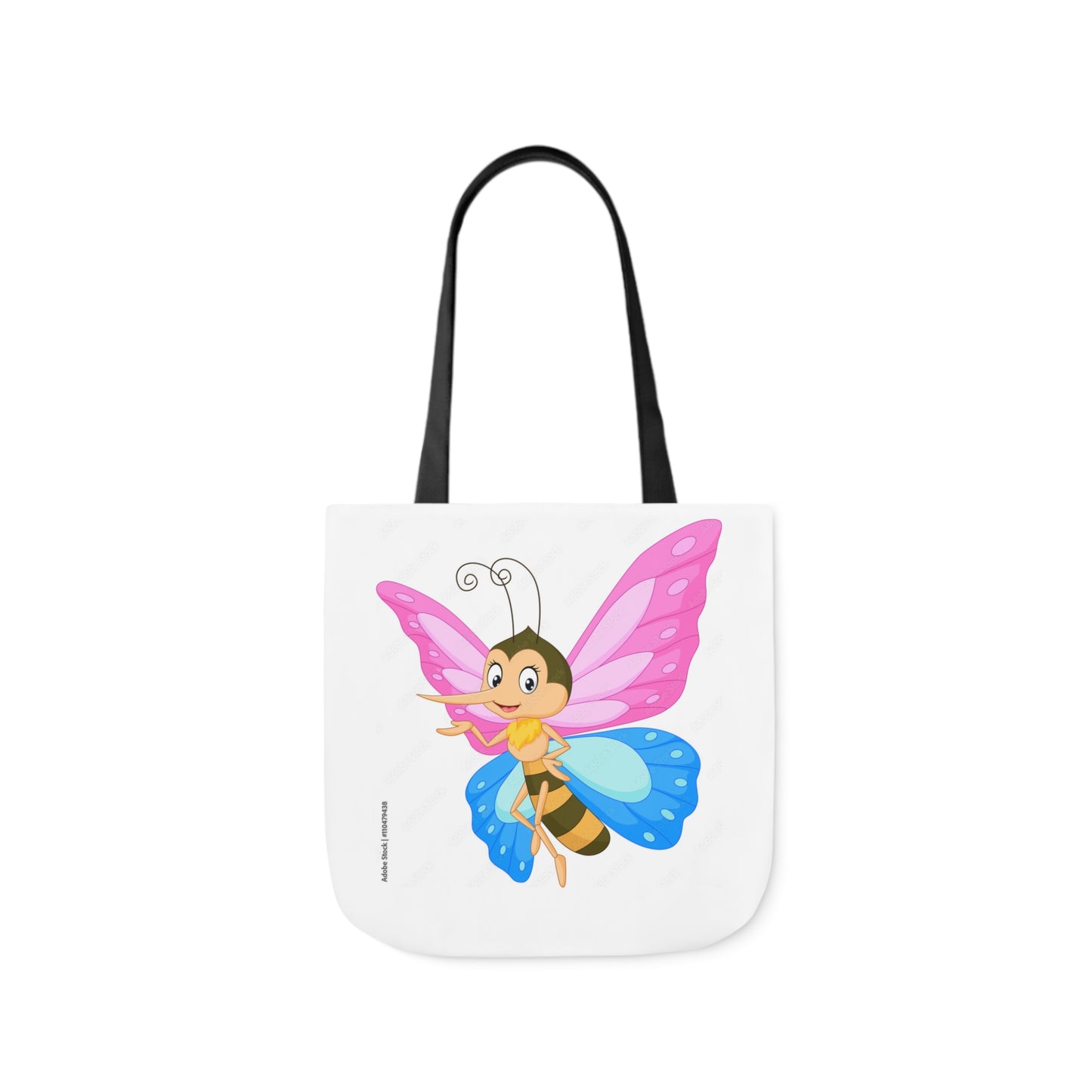 Fairy Bug - Canvas Tote Bag, 5-Color Straps