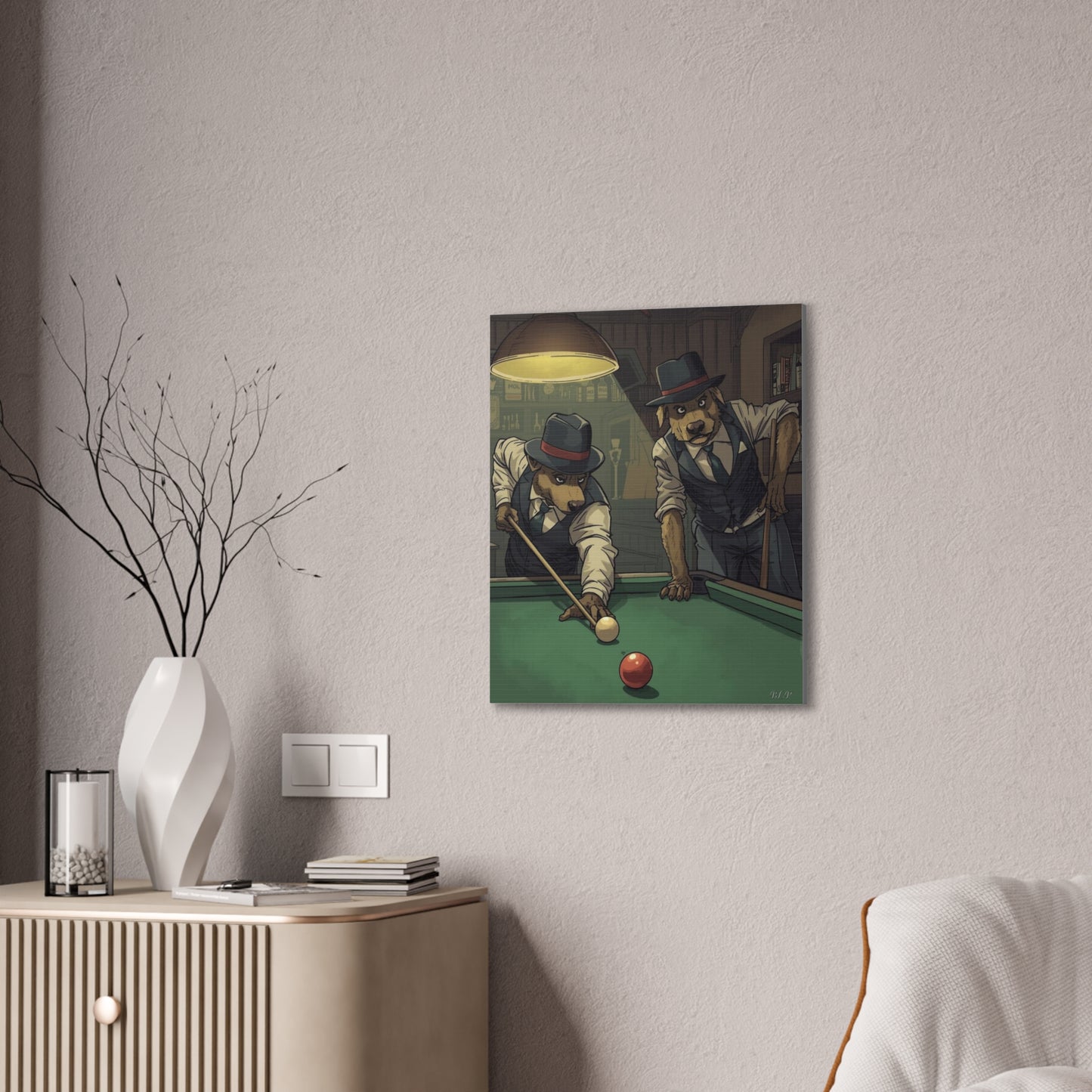 Gangster Dogs - Canvas Stretched, 0.75" - 2026 Wall Art - Sports