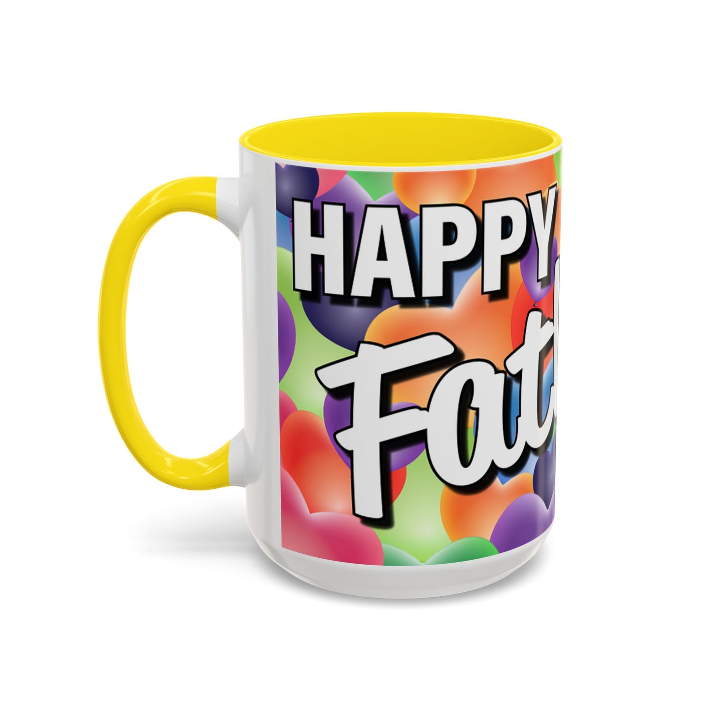 Happy Father's Day - Accent Coffee Mug (11, 15oz) - Father's Day