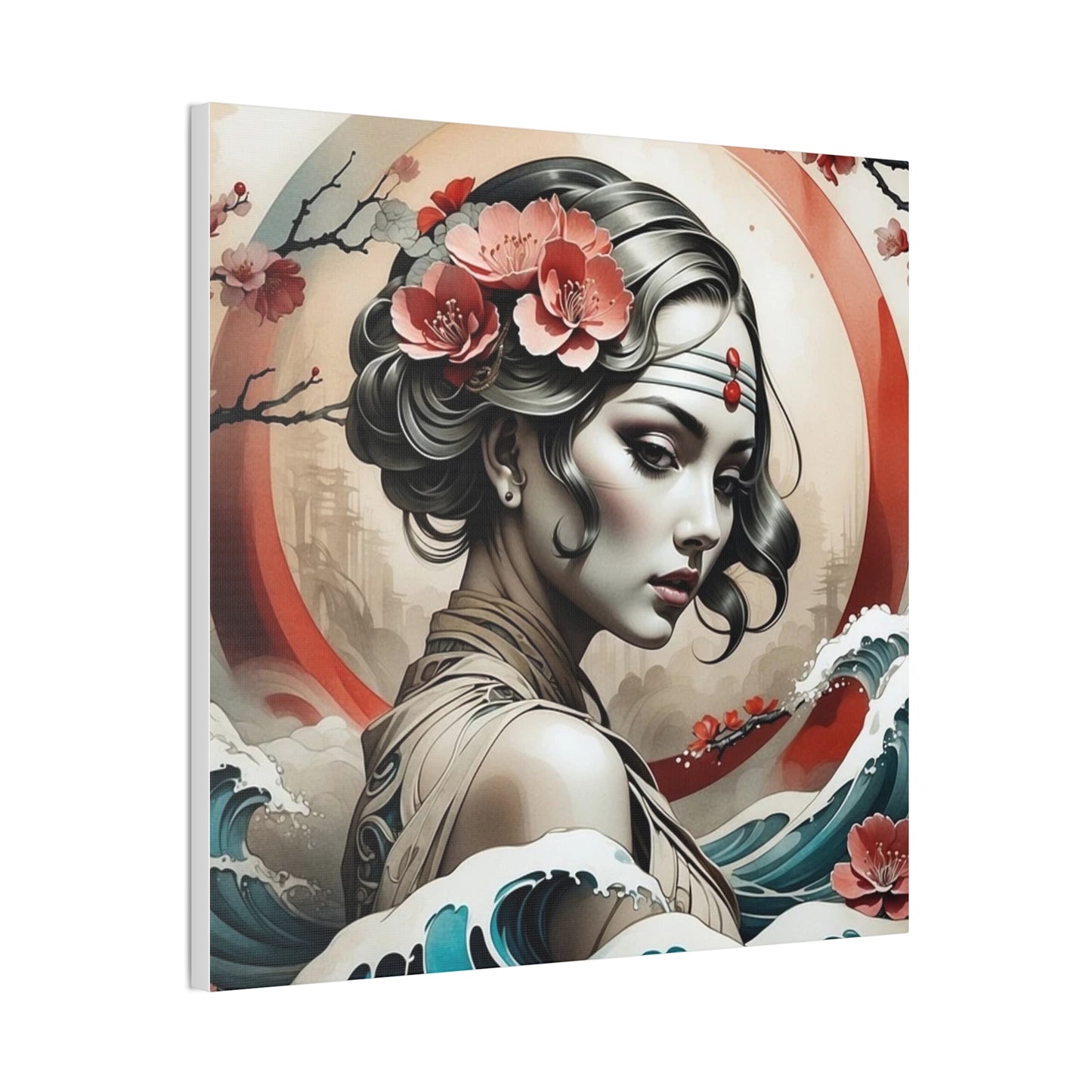 Exotic Lady - Canvas Stretched, 0.75"