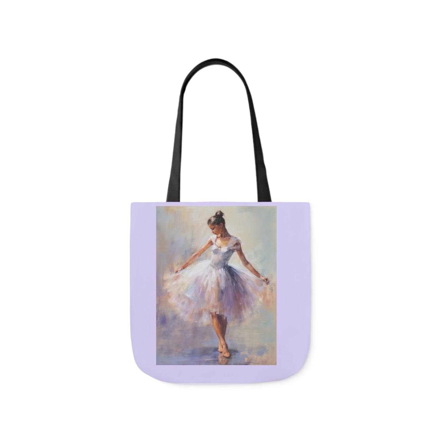 Dancer - Canvas Tote Bag, 5-Color Straps