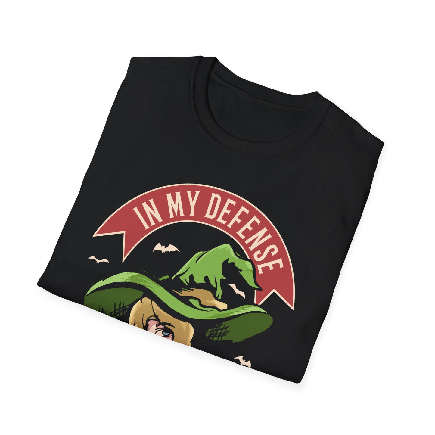 In My Defense - Unisex Softstyle T-Shirt - Halloween