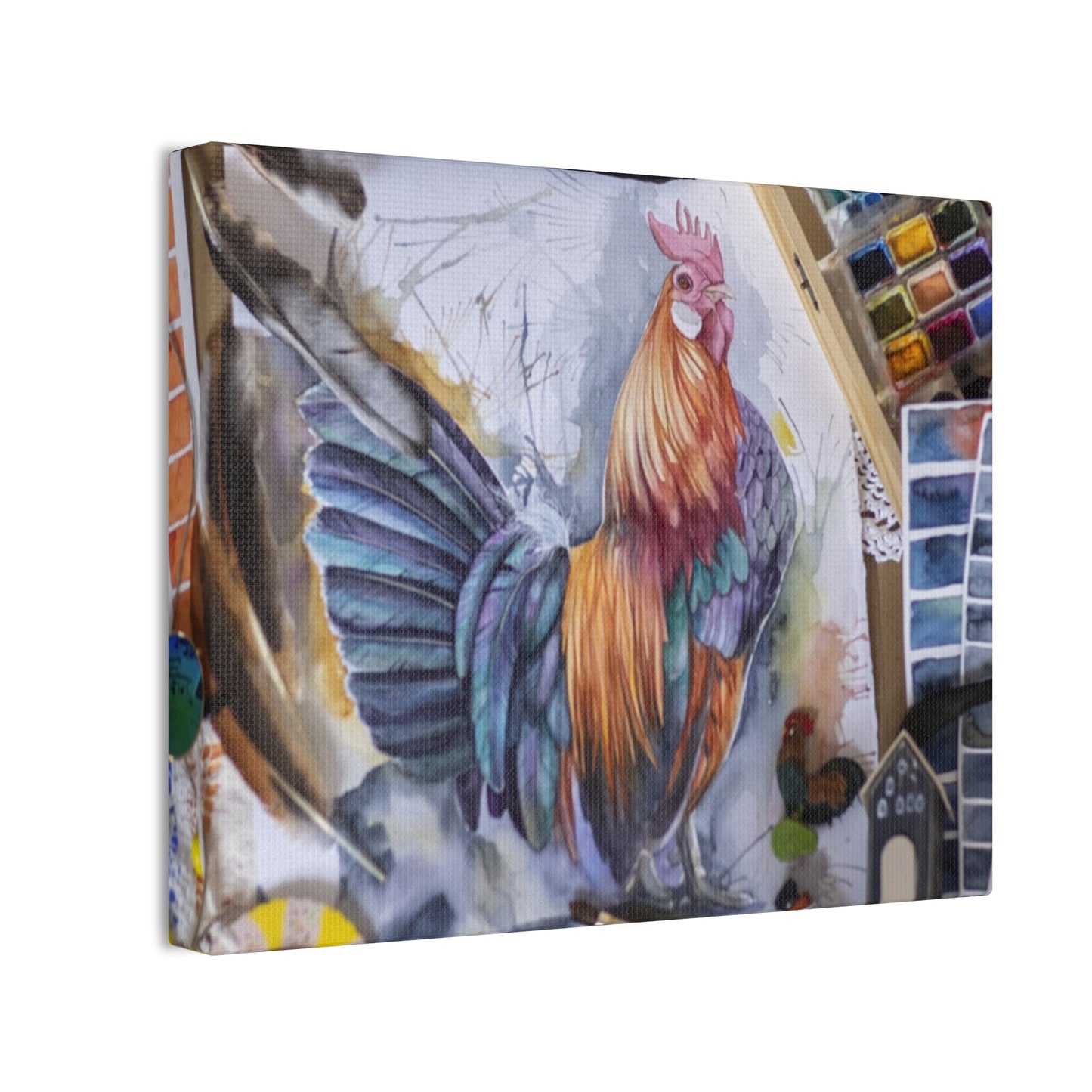 Rooster Art - Canvas Stretched, 0.75"