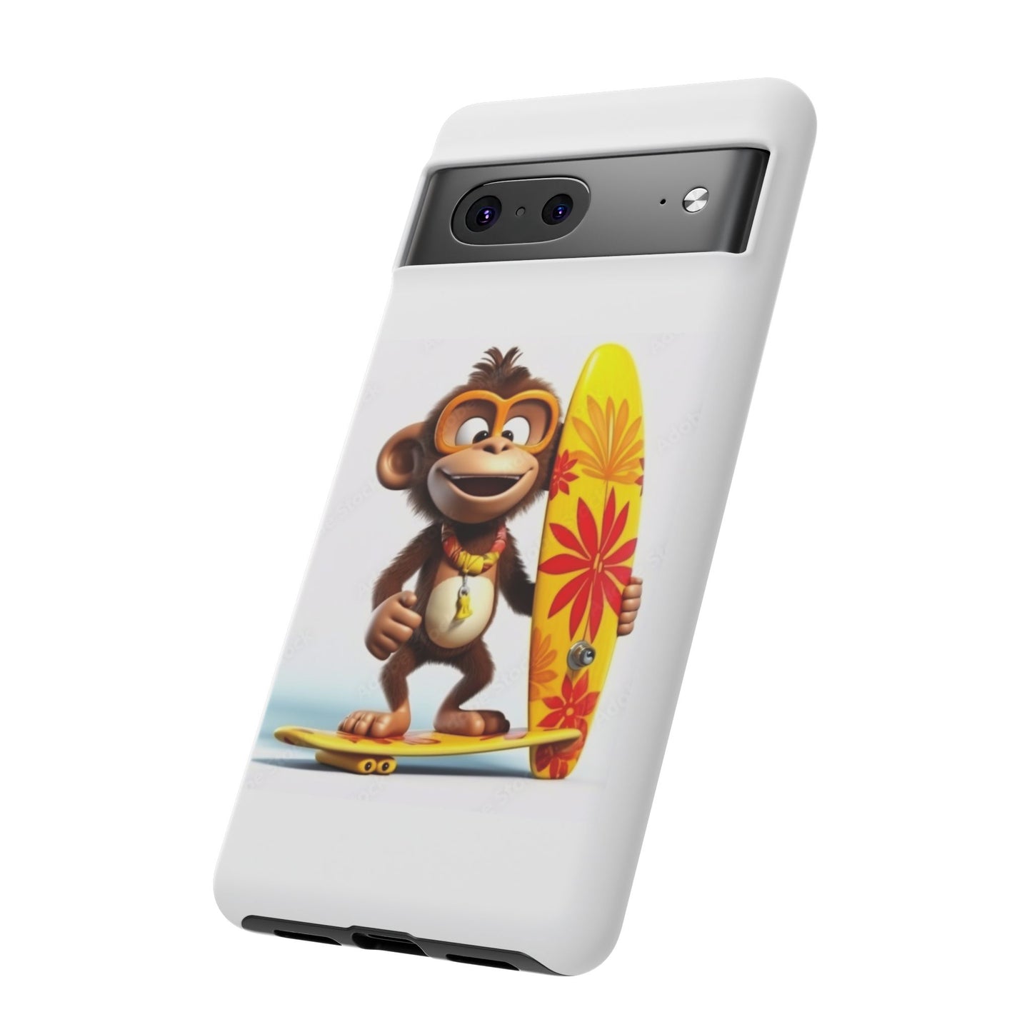 Surfer Monkey -Tough Whimsical Phone Cases