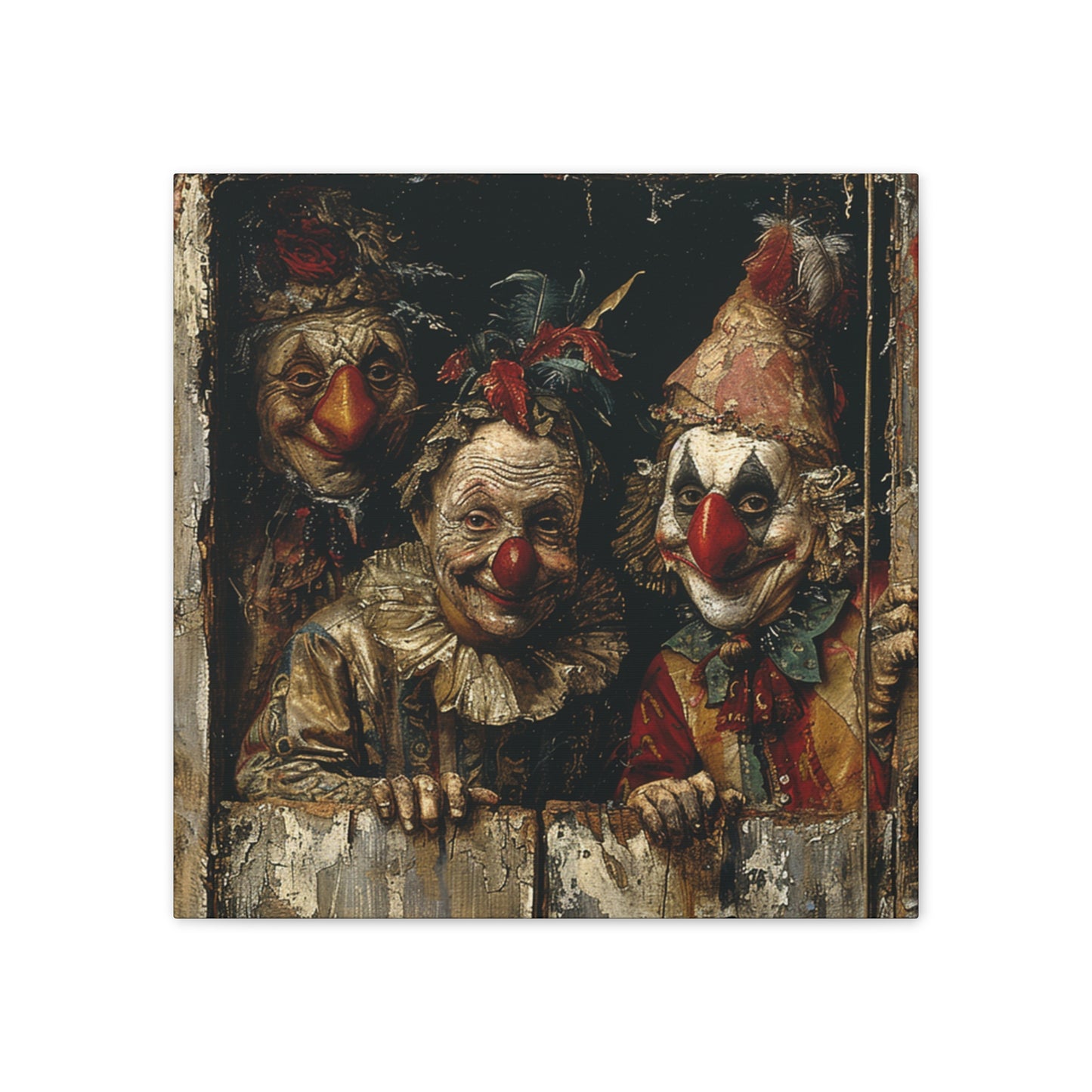 Clowns - Canvas Stretched, 0.75"