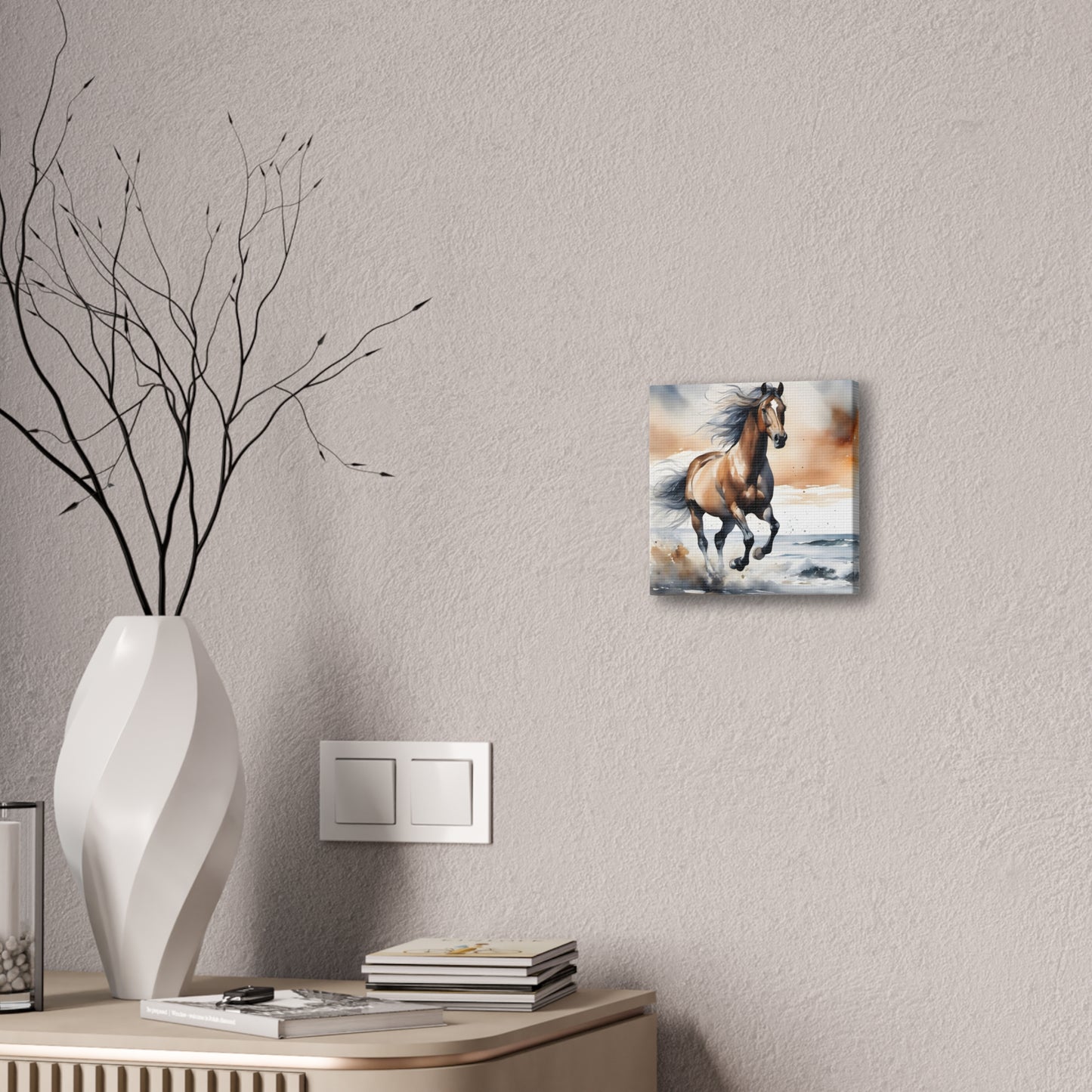 Ab - Beautiful Horse - Canvas Stretched, 0.75"