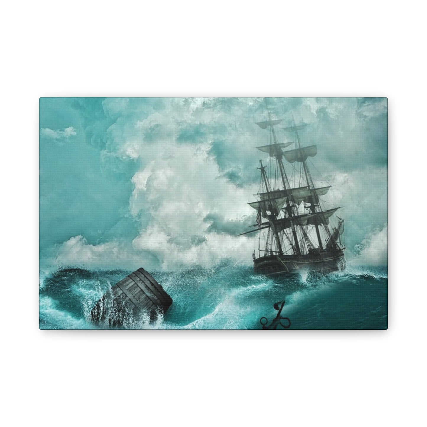 At Sea - Canvas Stretched, 0.75"