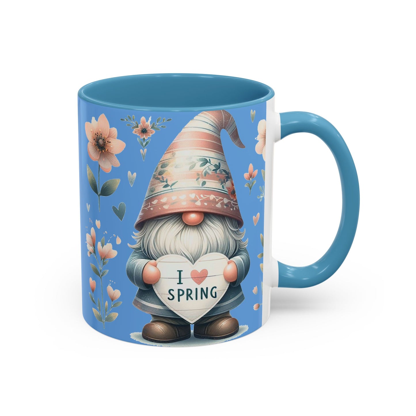 I Love Spring - Accent Coffee Mug (11, 15oz)