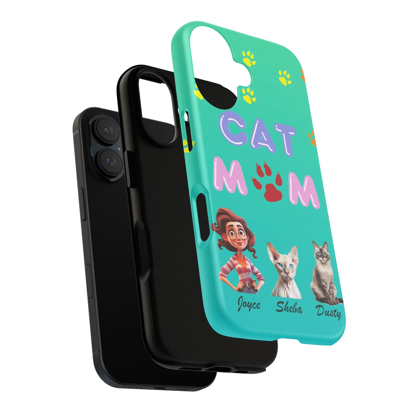 Cat Mom - Tough Cases - Mother's Day - Whimsical