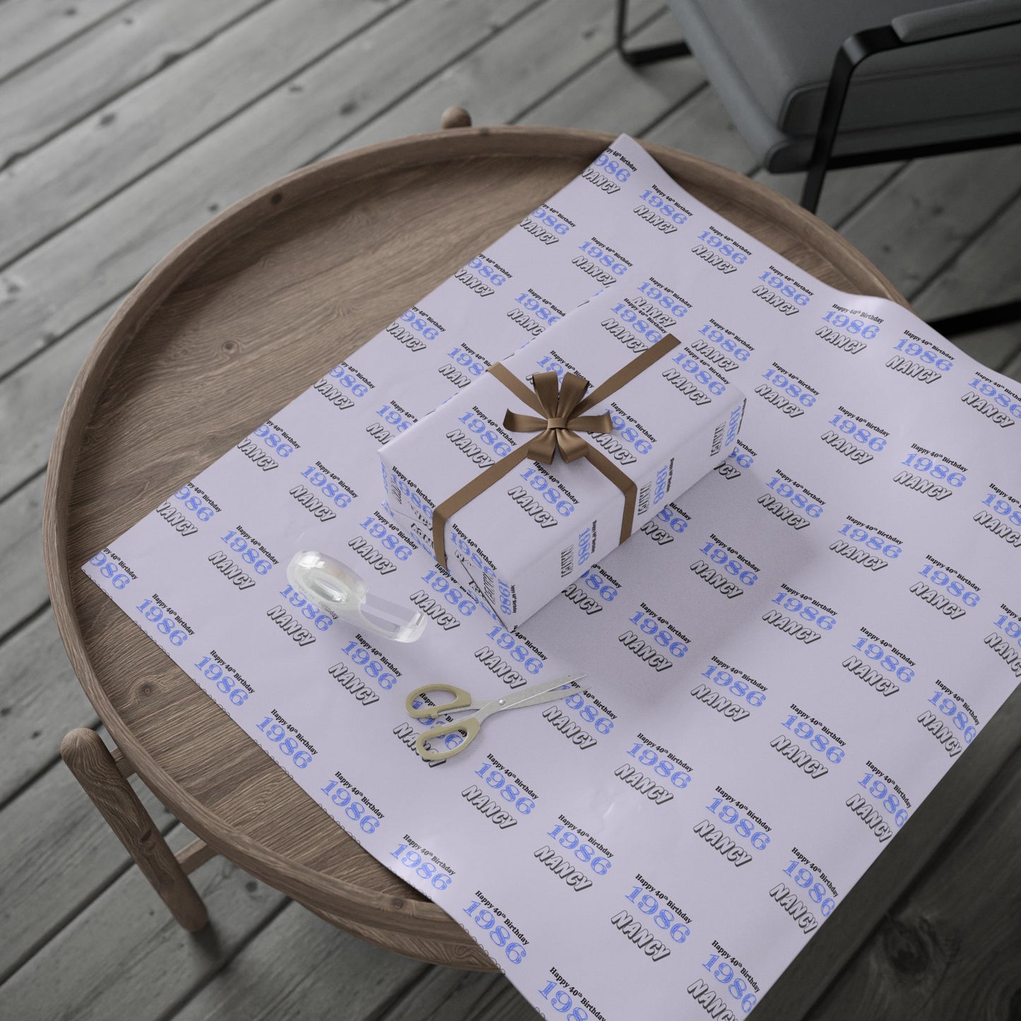 Custom Happy Birthday - Wrapping Papers
