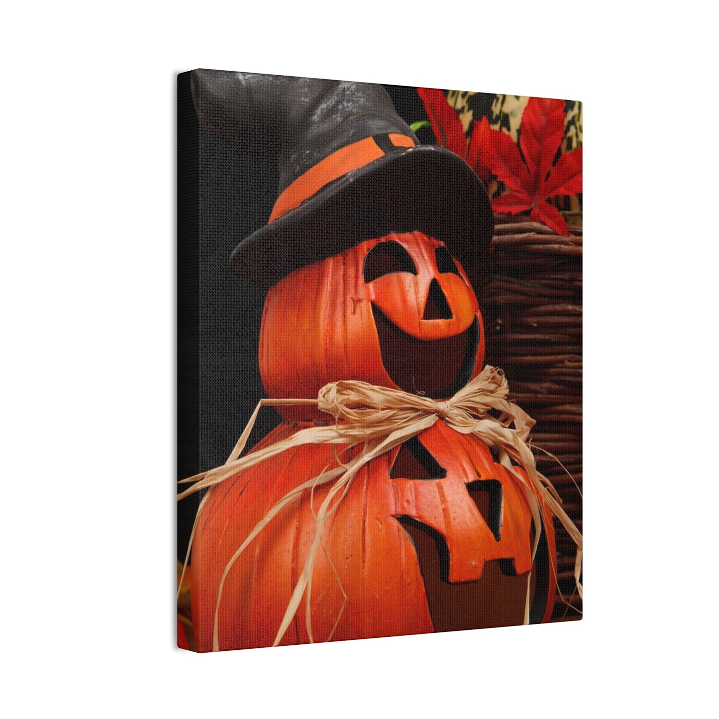 Pumpkins - Canvas Stretched, 0.75" - Halloween