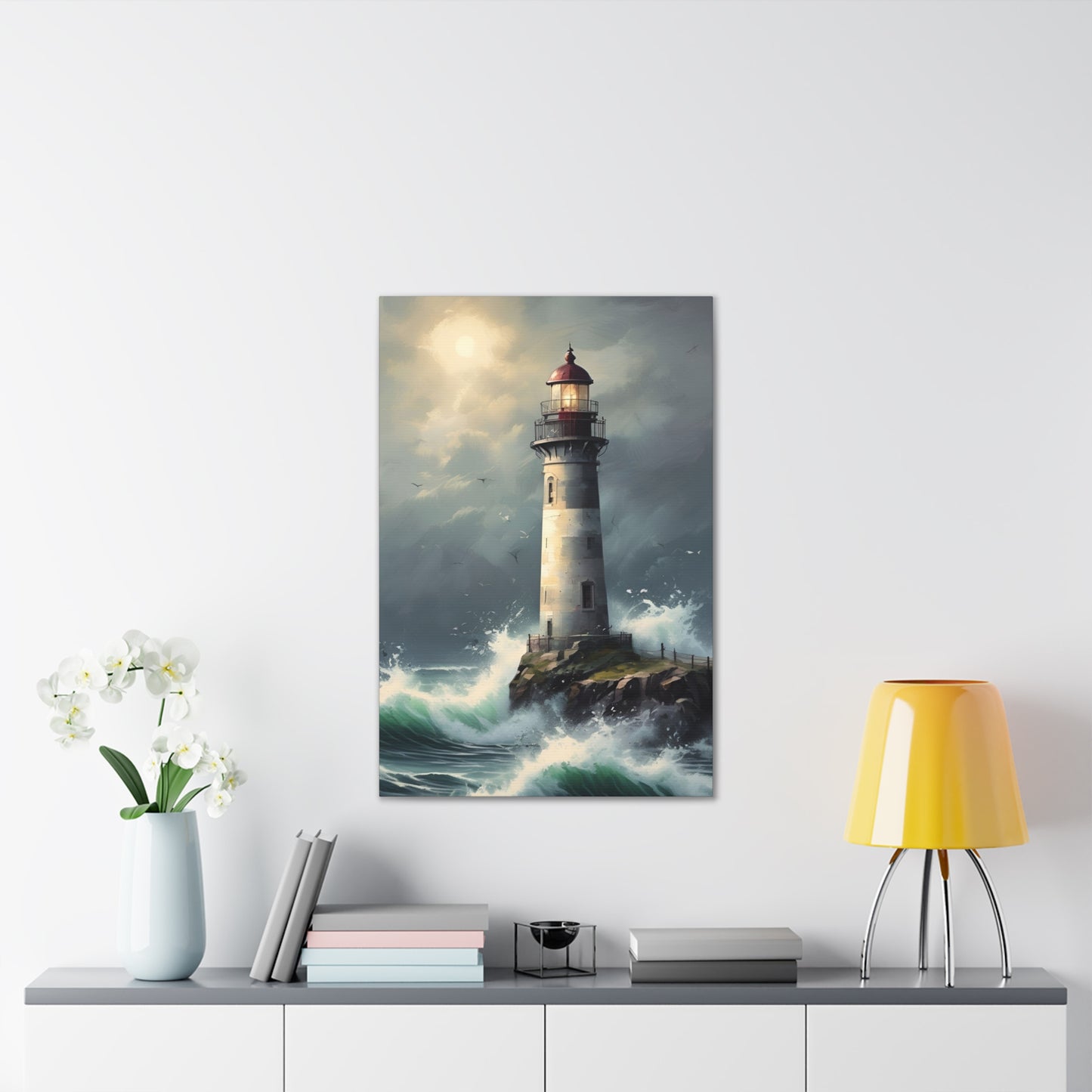 Light House - Canvas Stretched, 0.75"