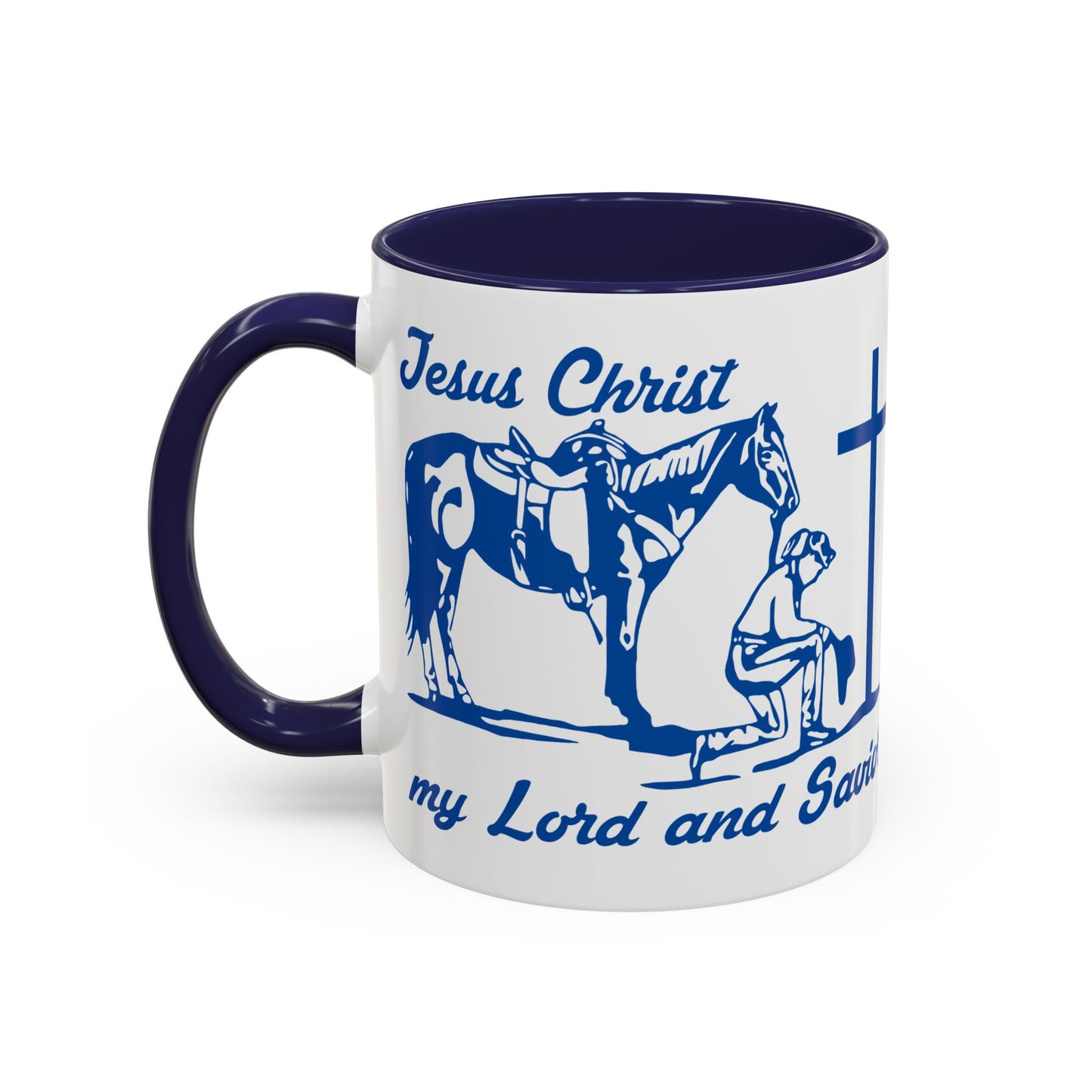 Lord and Savior - Accent Coffee Mug (11, 15oz) - Easter - Mother's Day - Father's Day