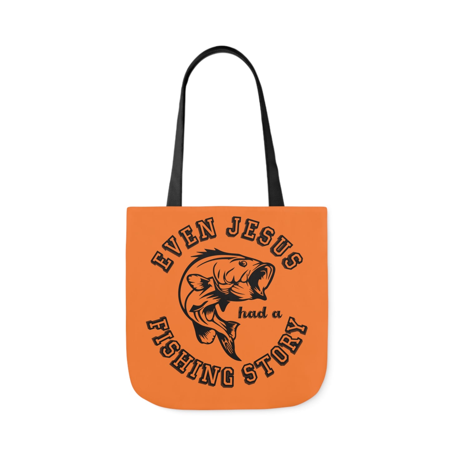 Fishing - Canvas Tote Bag, 5-Color Straps