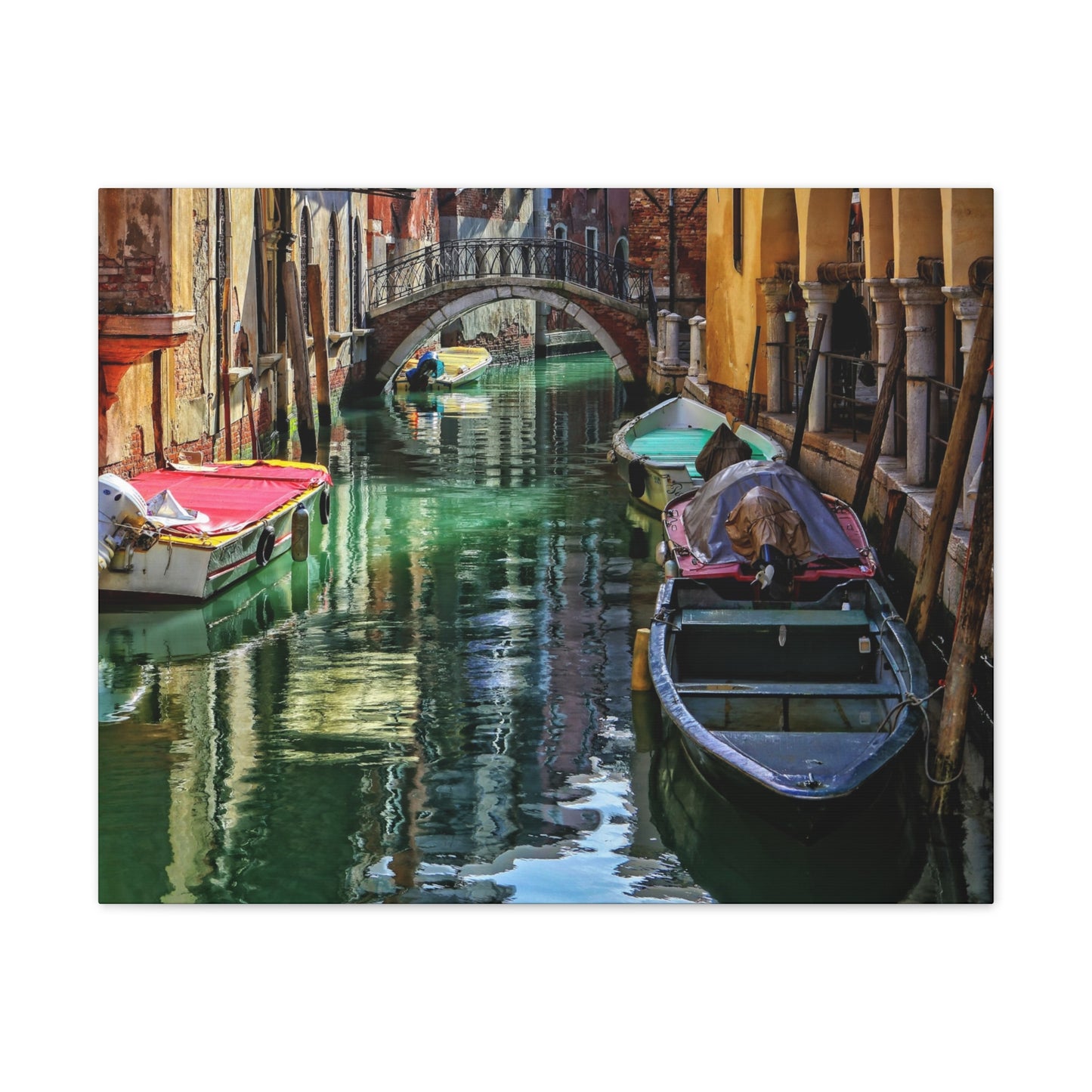 a-Venice Canal 1 - Canvas Stretched, 0.75"