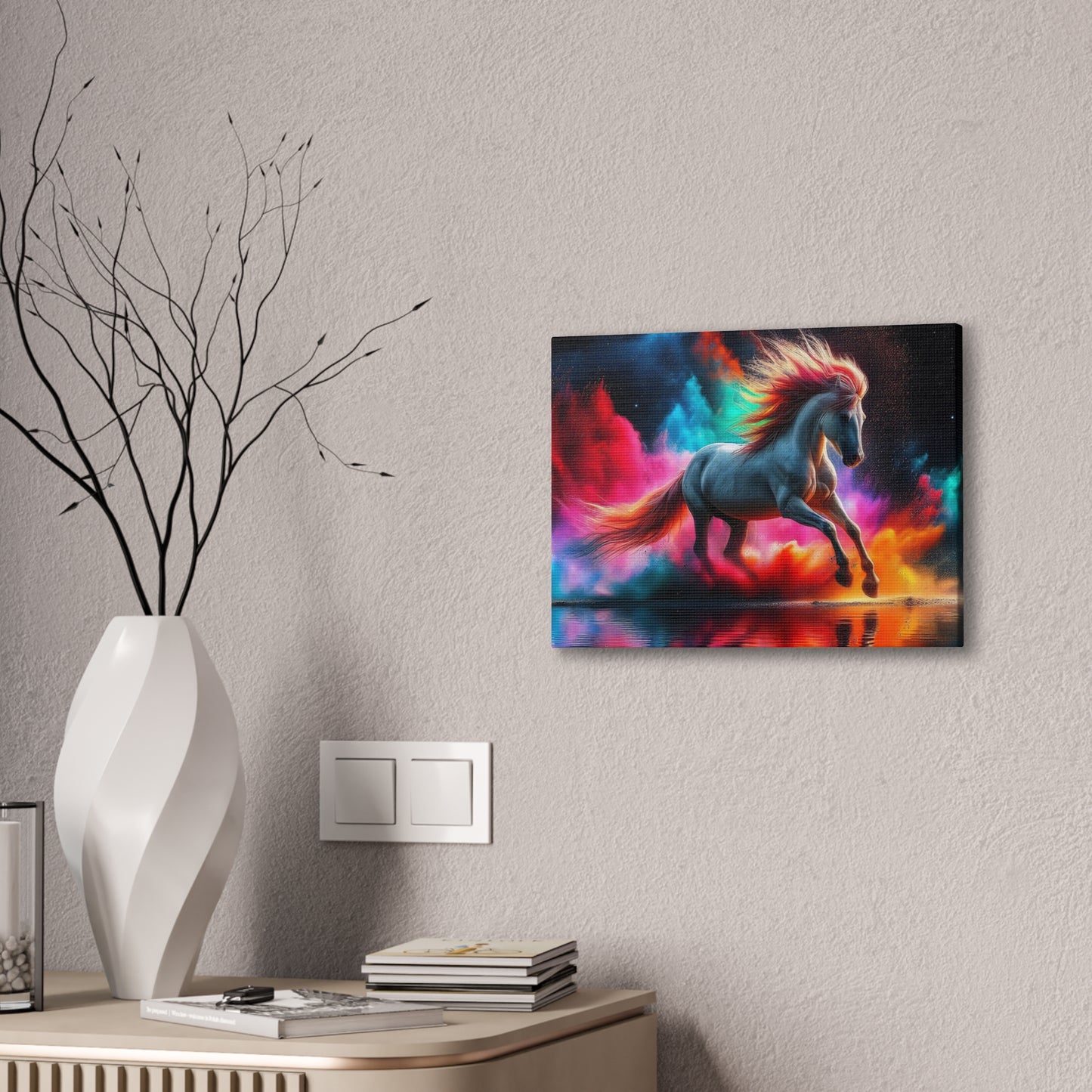 Colorful Horse - Canvas Stretched, 0.75"