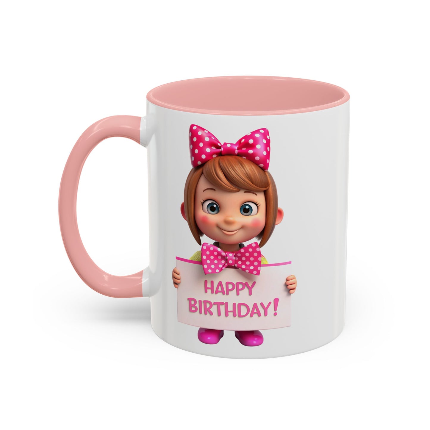 Happy Birthday - Accent Coffee Mug (11, 15oz)