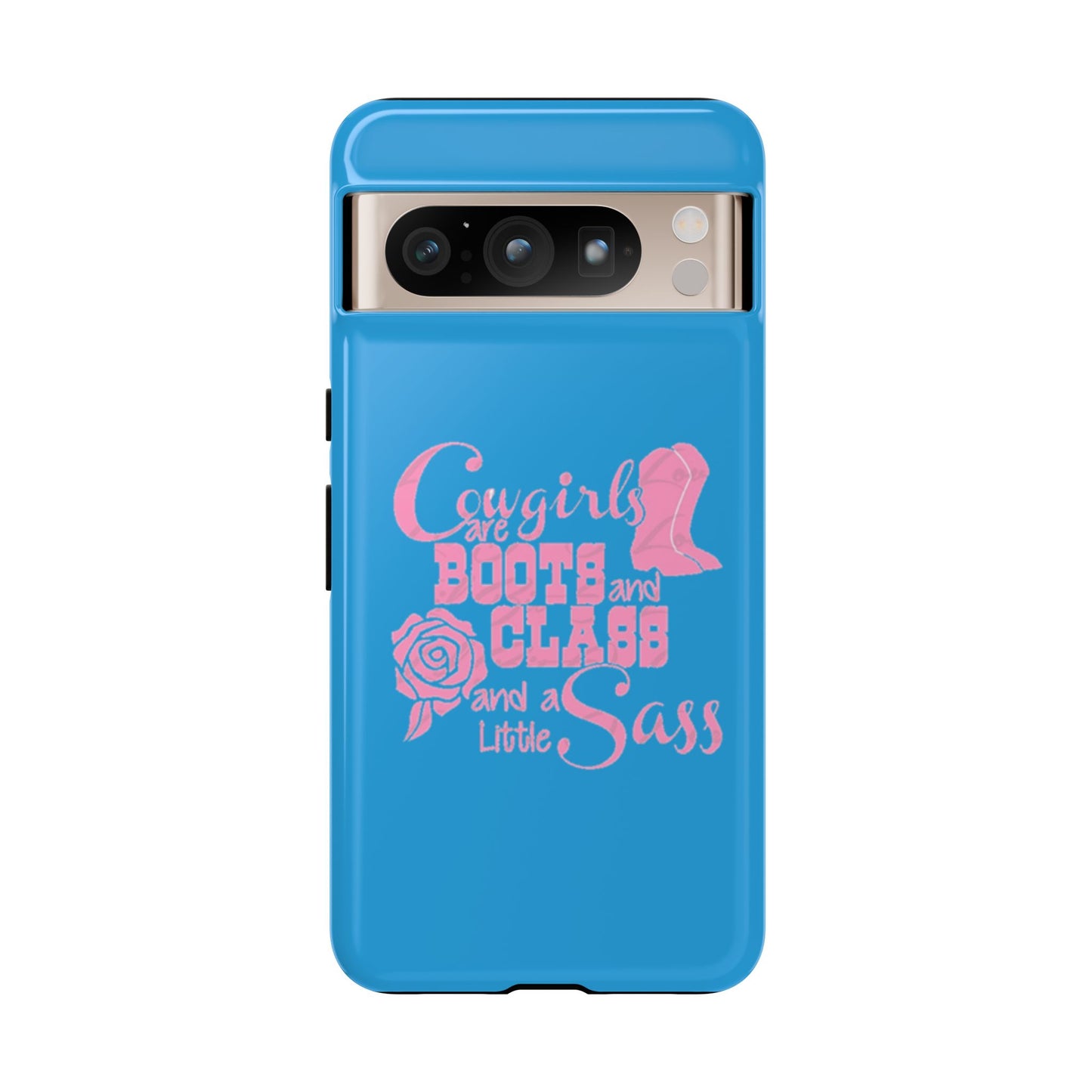 CowGirls are Boots -Tough Whimsical Phone Cases