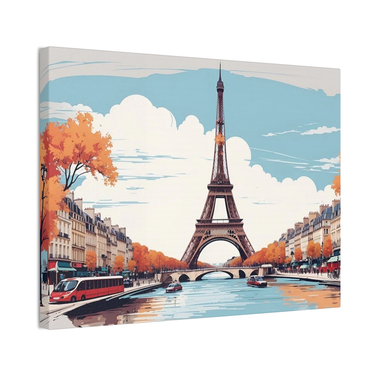 Eiffel Tower - Canvas Stretched, 0.75"