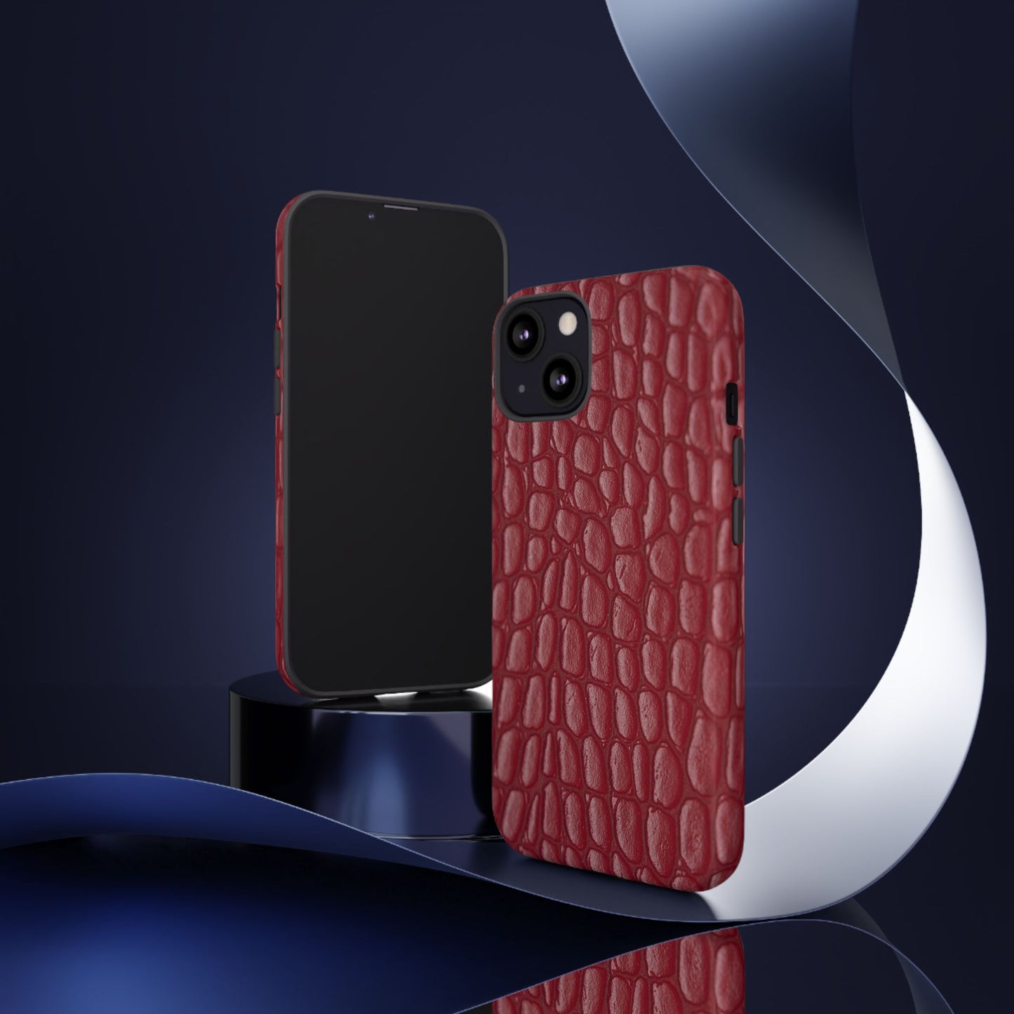 Red Leather - Tough Cases - Whimsical Phone Cases