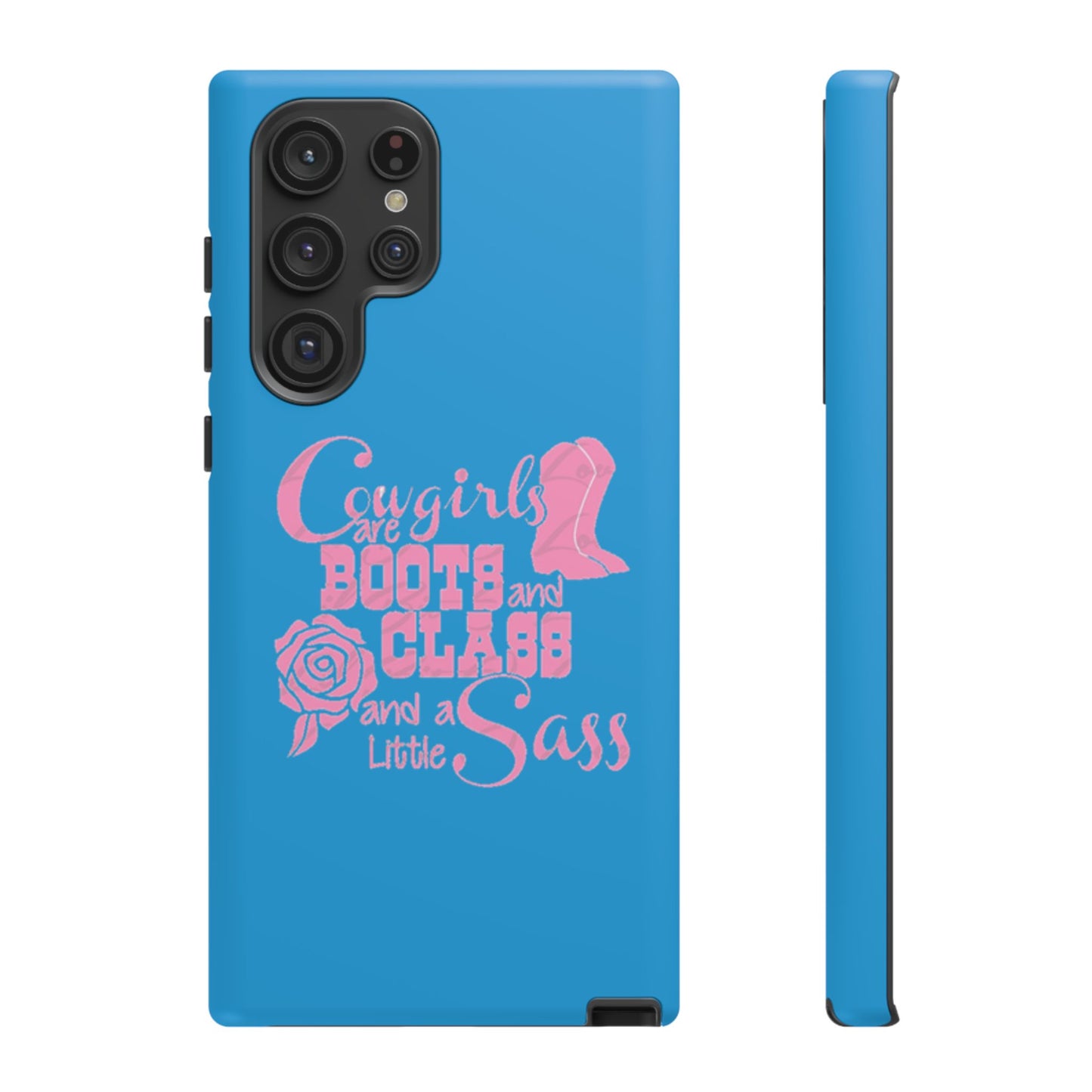 CowGirls are Boots -Tough Whimsical Phone Cases