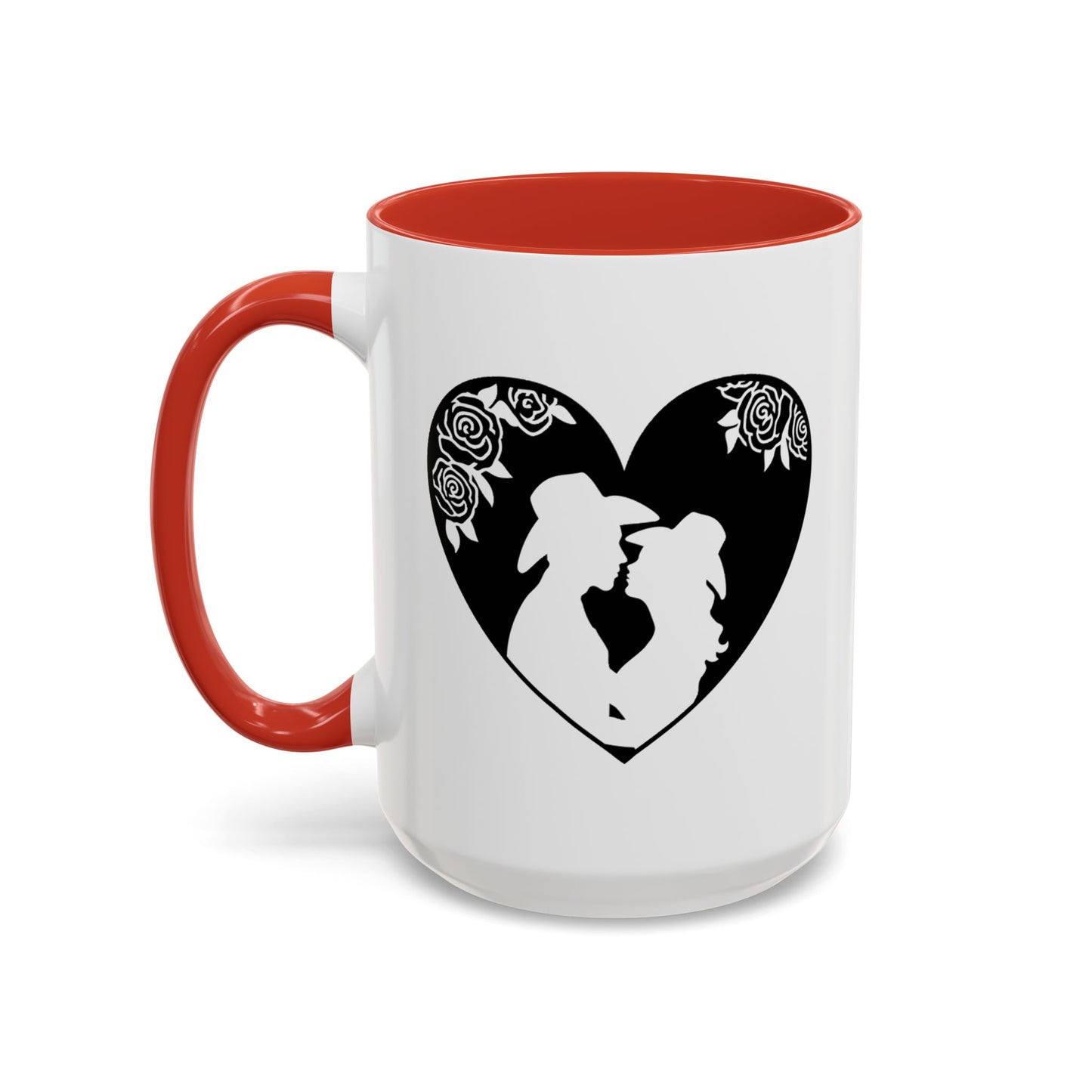 Cowboy Love - Accent Coffee Mug (11, 15oz) - Mother's Day