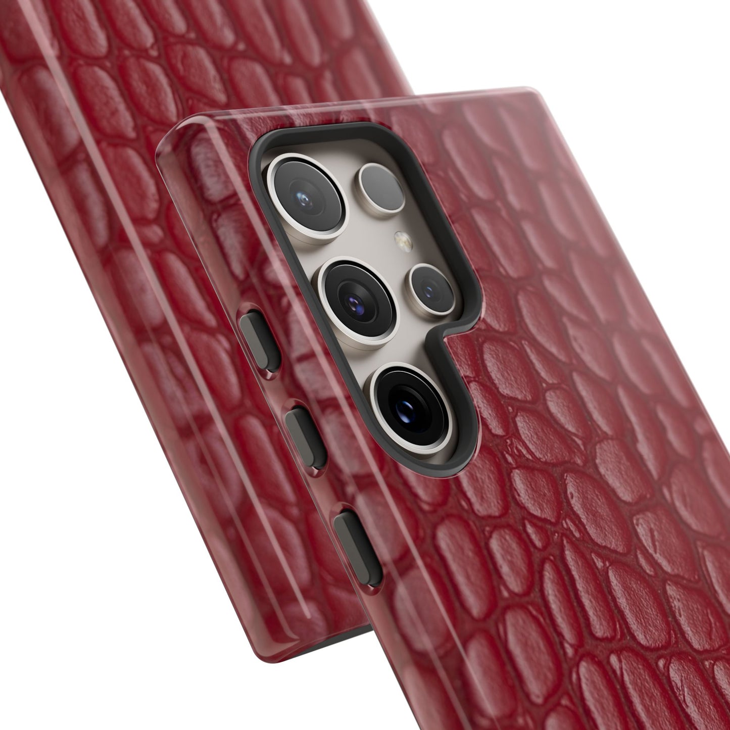 Red Leather - Tough Cases - Whimsical Phone Cases