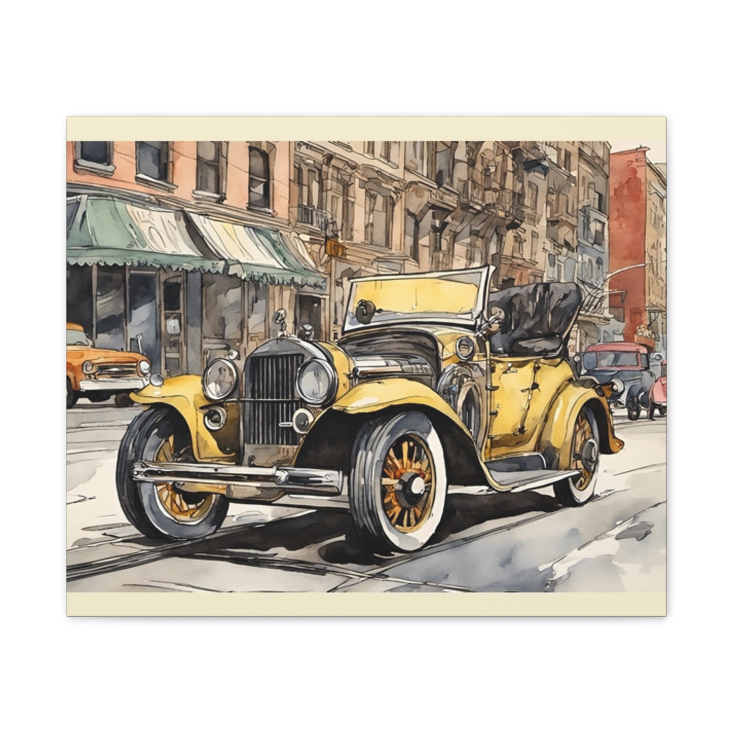 Antique Car - Canvas Stretched, 0.75" - Father's Day