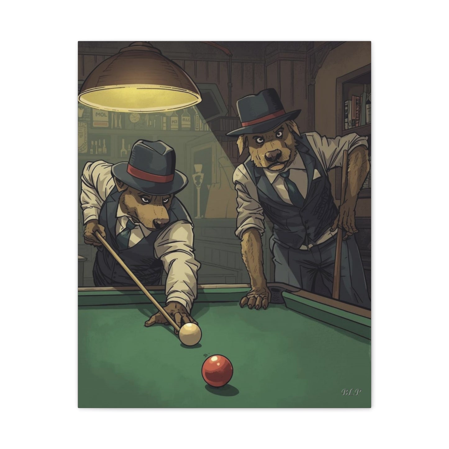 Gangster Dogs - Canvas Stretched, 0.75" - 2026 Wall Art - Sports