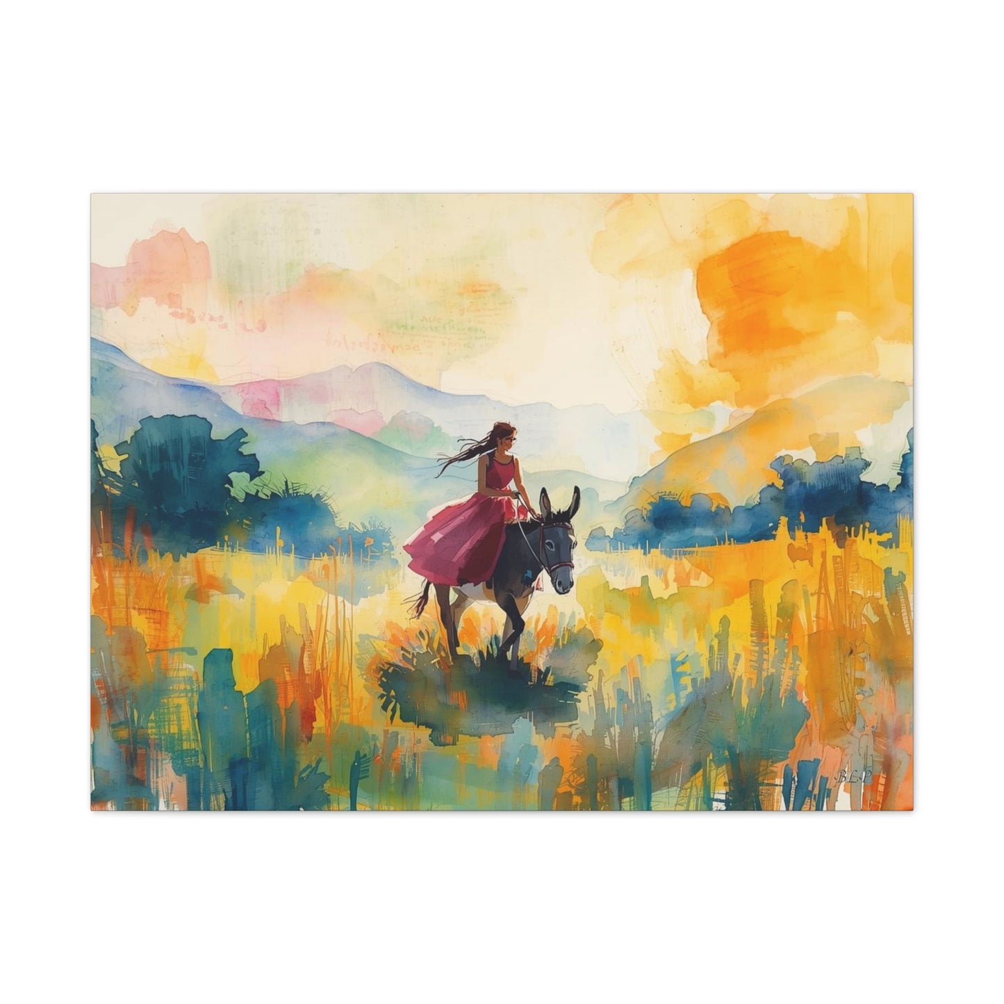 Girl in the Field - Canvas Stretched, 0.75" - Wall Art 2026 - Individuals