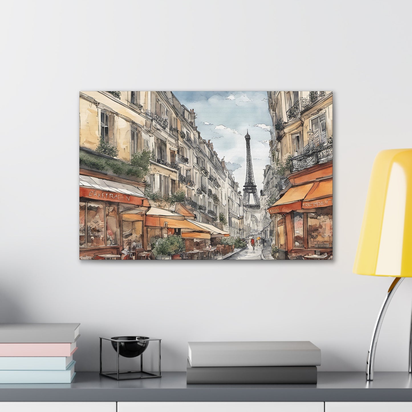 Paris Street - Canvas Stretched, 0.75"