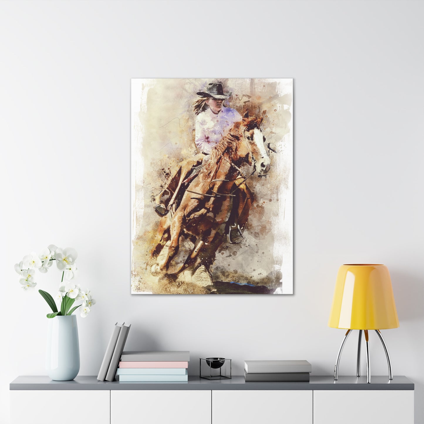 Barrel Racer - Canvas Stretched, 0.75" - Mother's Day