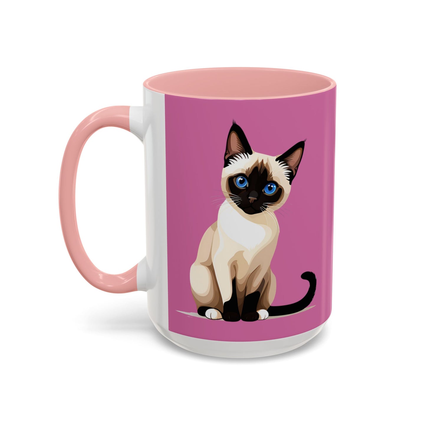 Siamese Cat - Accent Coffee Mug (11, 15oz)