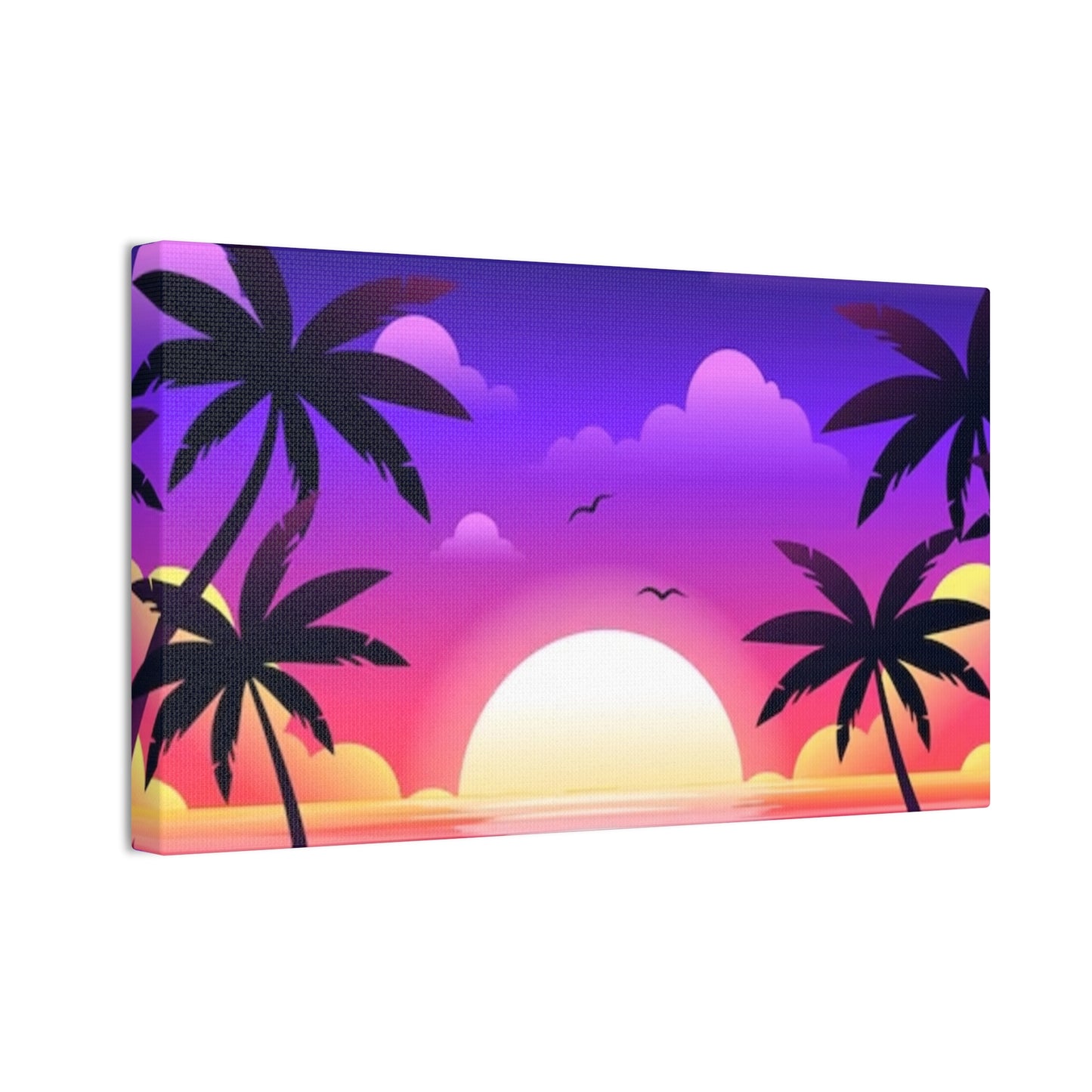 Island Sunset - Canvas Stretched, 0.75"