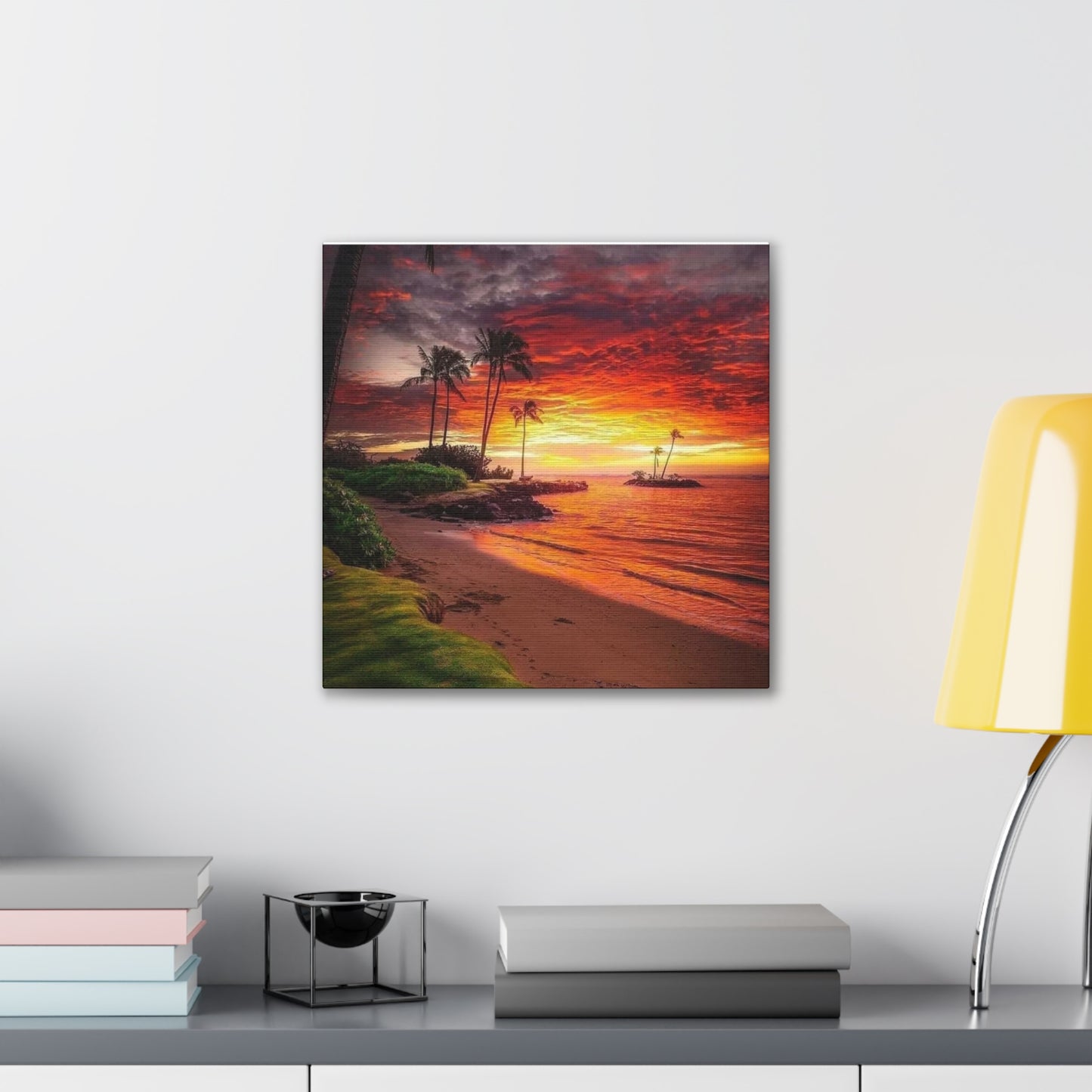 Sunset Island - Canvas Stretched, 0.75"