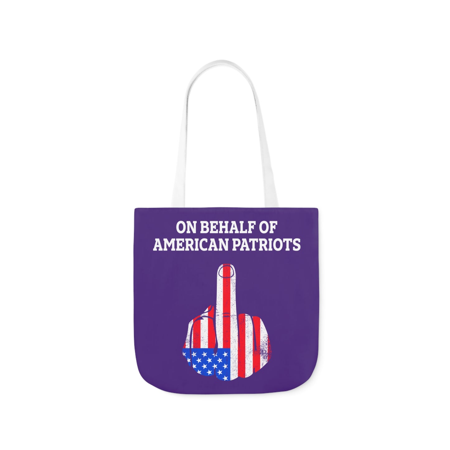 On Behalf - Canvas Tote Bag, 5-Color Straps veterans - Patriotic