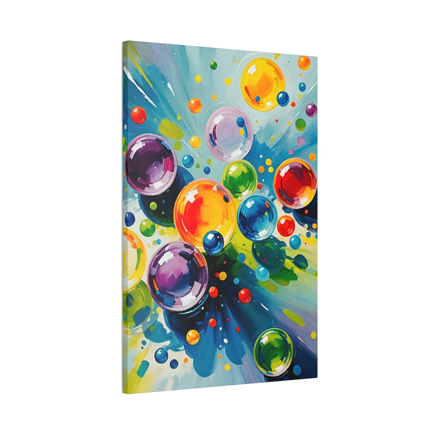 Colored Balls - Canvas Stretched, 0.75"