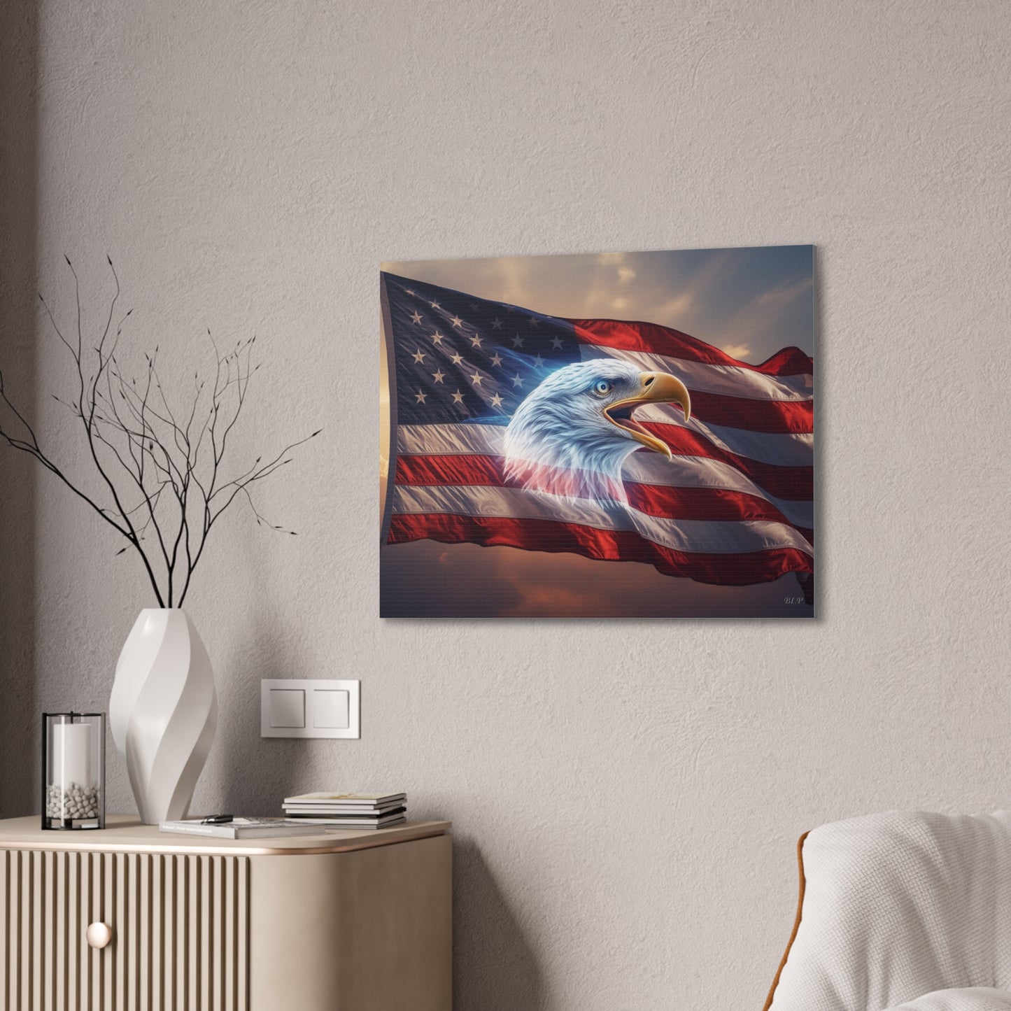 America - Canvas Stretched, 0.75" - 2026 Wall Art - Americana