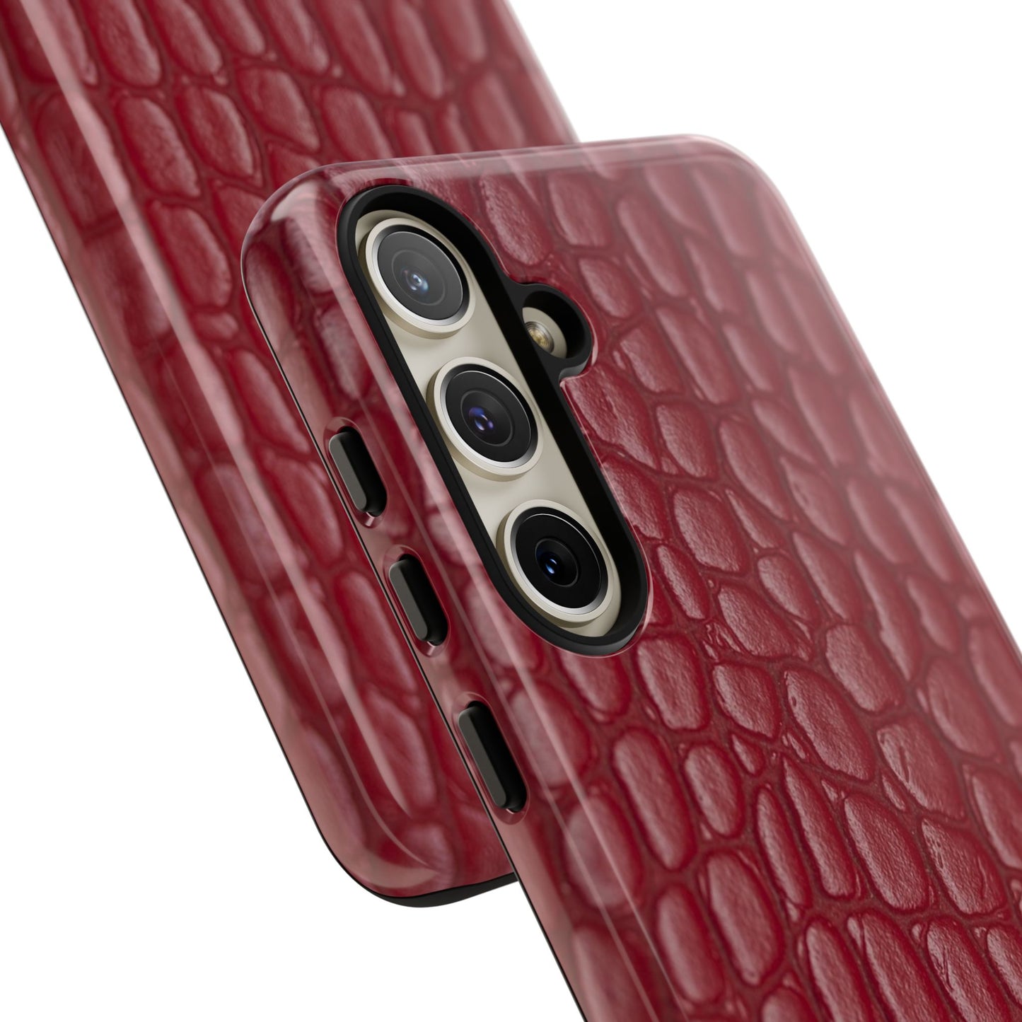 Red Leather - Tough Cases - Whimsical Phone Cases