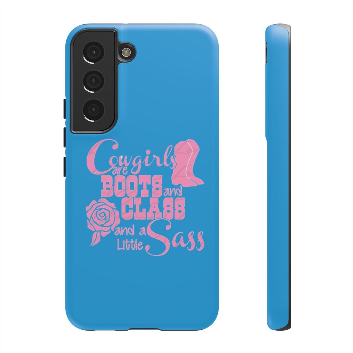 CowGirls are Boots -Tough Whimsical Phone Cases