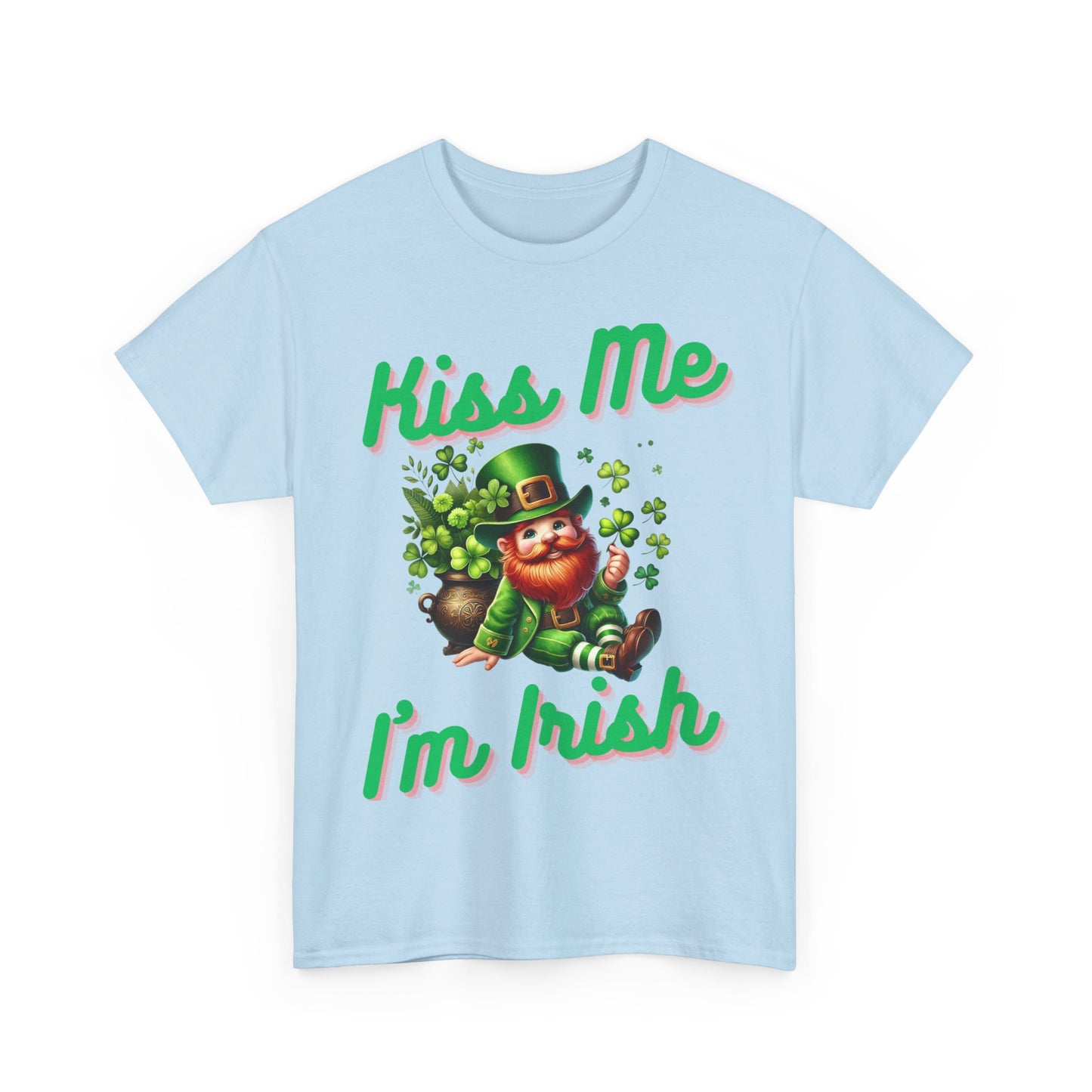 Kiss Me I'm Irish - Unisex Heavy Cotton Tee - St. Patrick's Day - T-Shirts