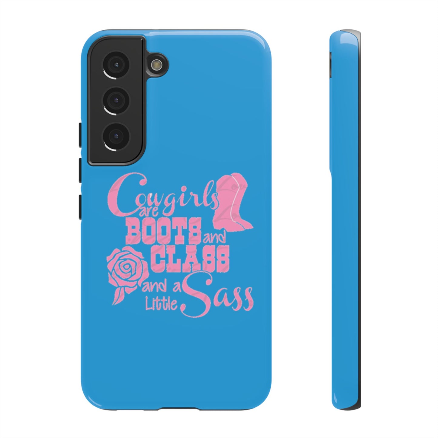 CowGirls are Boots -Tough Whimsical Phone Cases