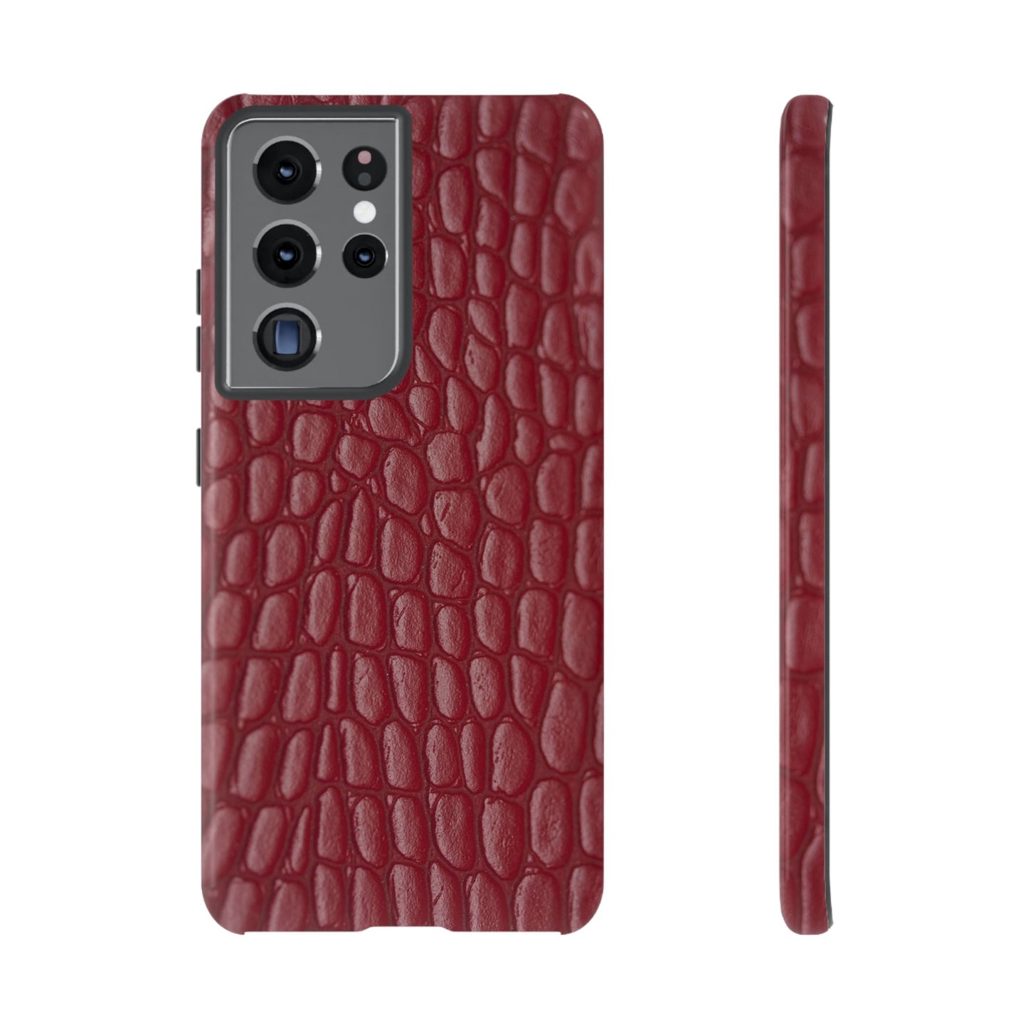 Red Leather - Tough Cases - Whimsical Phone Cases