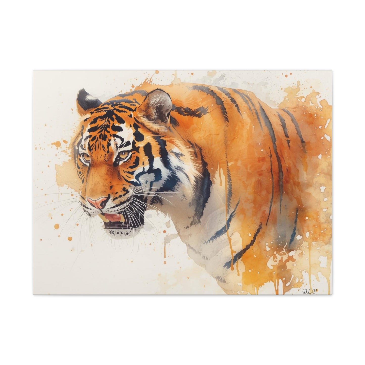 Tiger - Canvas Stretched, 0.75" - 2026 Wall Art - Animals