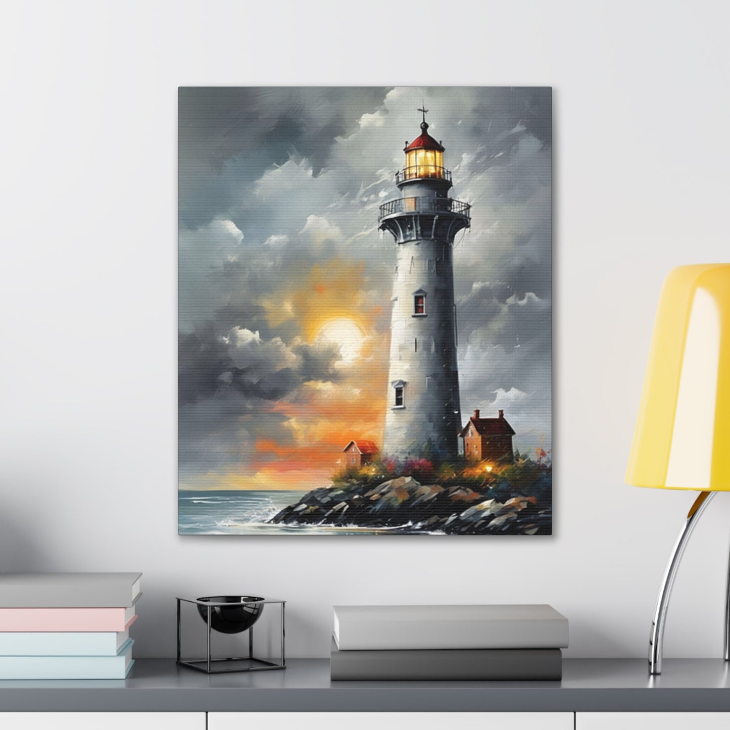 Light House - Canvas -Stretched, 0.75"